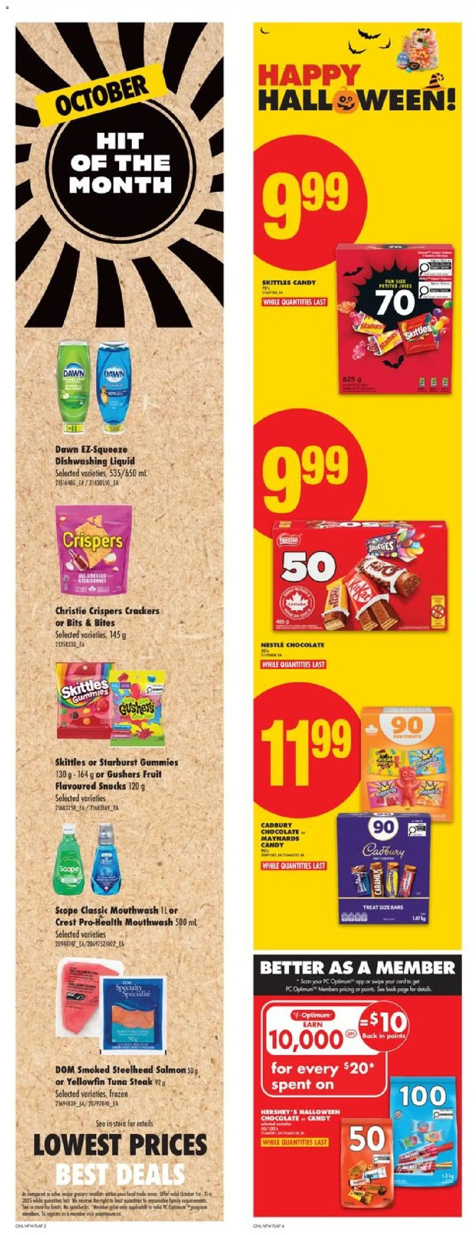 No Frills flyer valid from 30.10.2025 | Page: 5 | Products: PC, Mouthwash, Chocolate