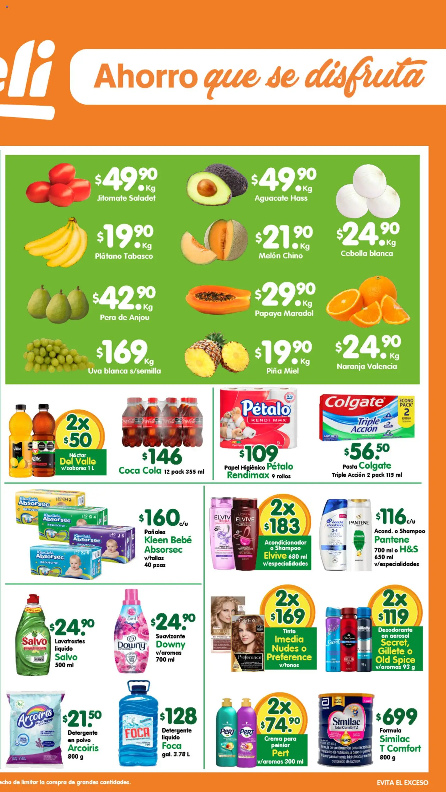 Nuevas ofertas de Arteli válidas en toda la República Mexicana desde el 20.04.2026. ¡Encuentra las mejores ofertas en Arteli folleto! | Página: 2 | Productos: Melón, Aguacate, Pasta, Pañales