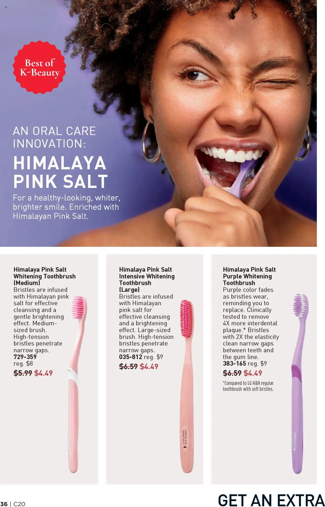 Avon Brochure - valid from 24.09.2025 | Page: 36 | Products: Brush, Toothbrush, Salt