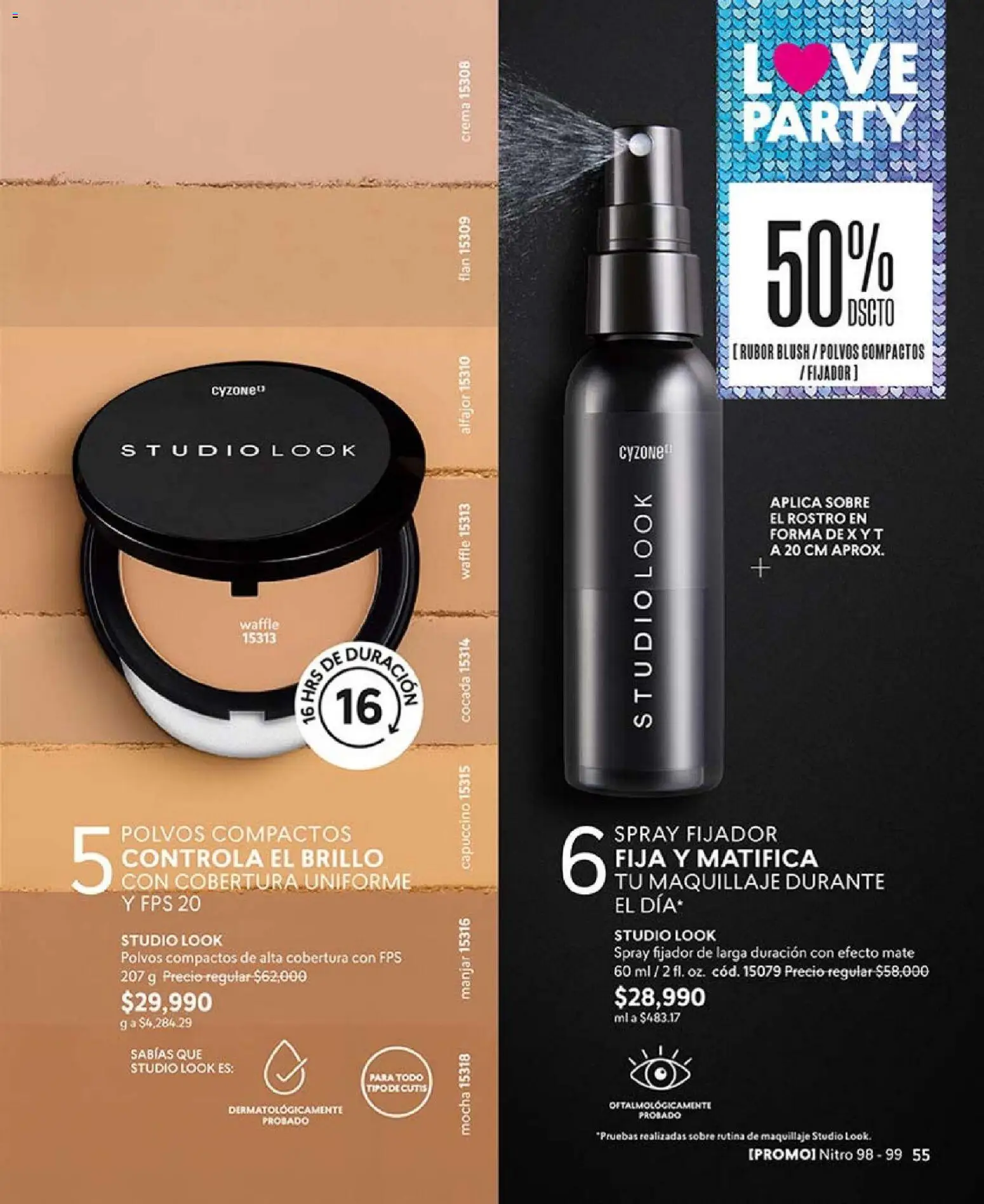 CyZone revista - valida desde el 01.03.2026 | Página: 54 | Productos: Crema, Fijador, Rubor, Brillo