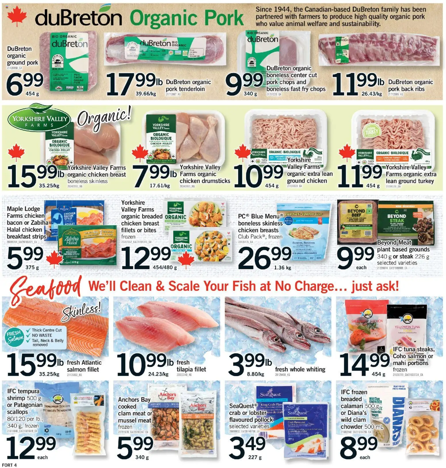 Fortinos flyer valid from 15.01.2026 | Page: 5 | Products: Beef, Chicken breasts, Turkey, Chicken