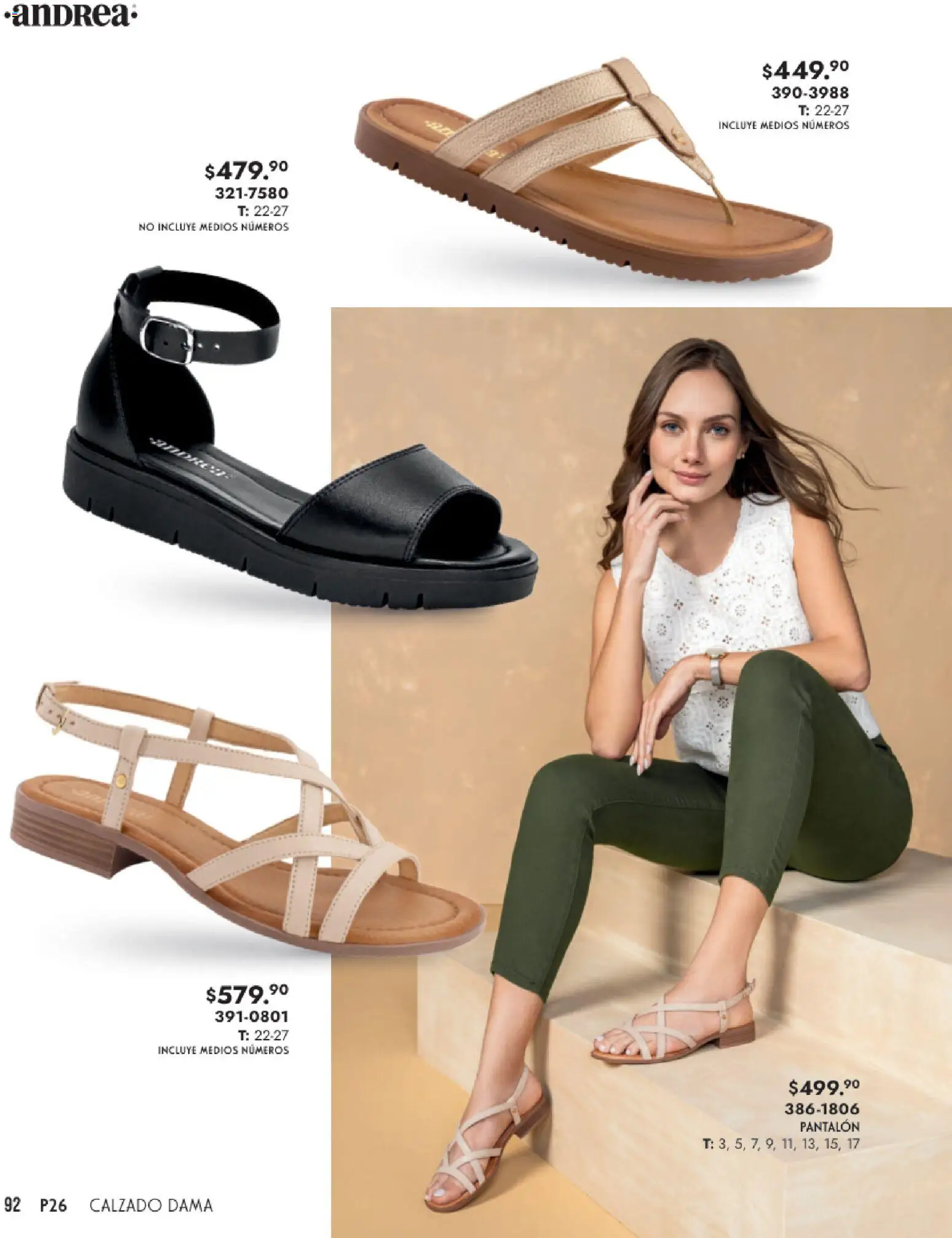 Nuevas ofertas de Andrea válidas en toda la República Mexicana desde el 25.01.2026. ¡Encuentra las mejores ofertas en Andrea catálogo Calzado Dama! | Página: 92