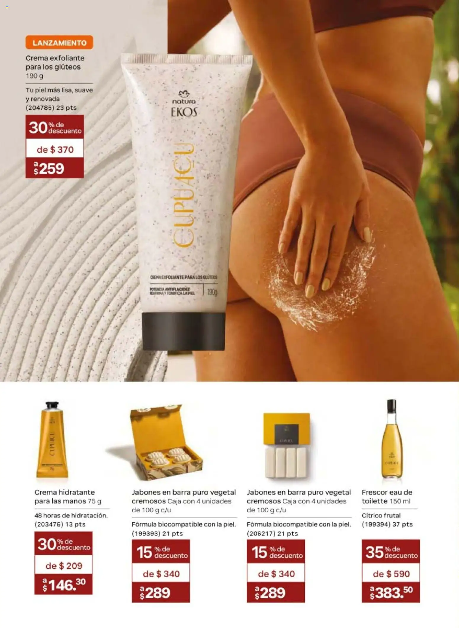 Nuevas ofertas de Natura válidas en toda la República Mexicana desde el 08.05.2026. ¡Encuentra las mejores ofertas en Natura campaña 8 2026! | Página: 102 | Productos: Crema, Barra, Caja