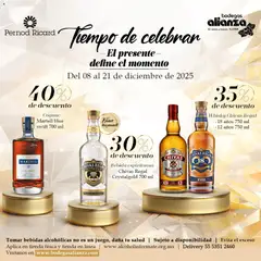 Vista previa de Bodegas Alianza catálogo Tiempo de celebrar, nuevo folleto de la tienda, válido en México a partir del 08.12.2025