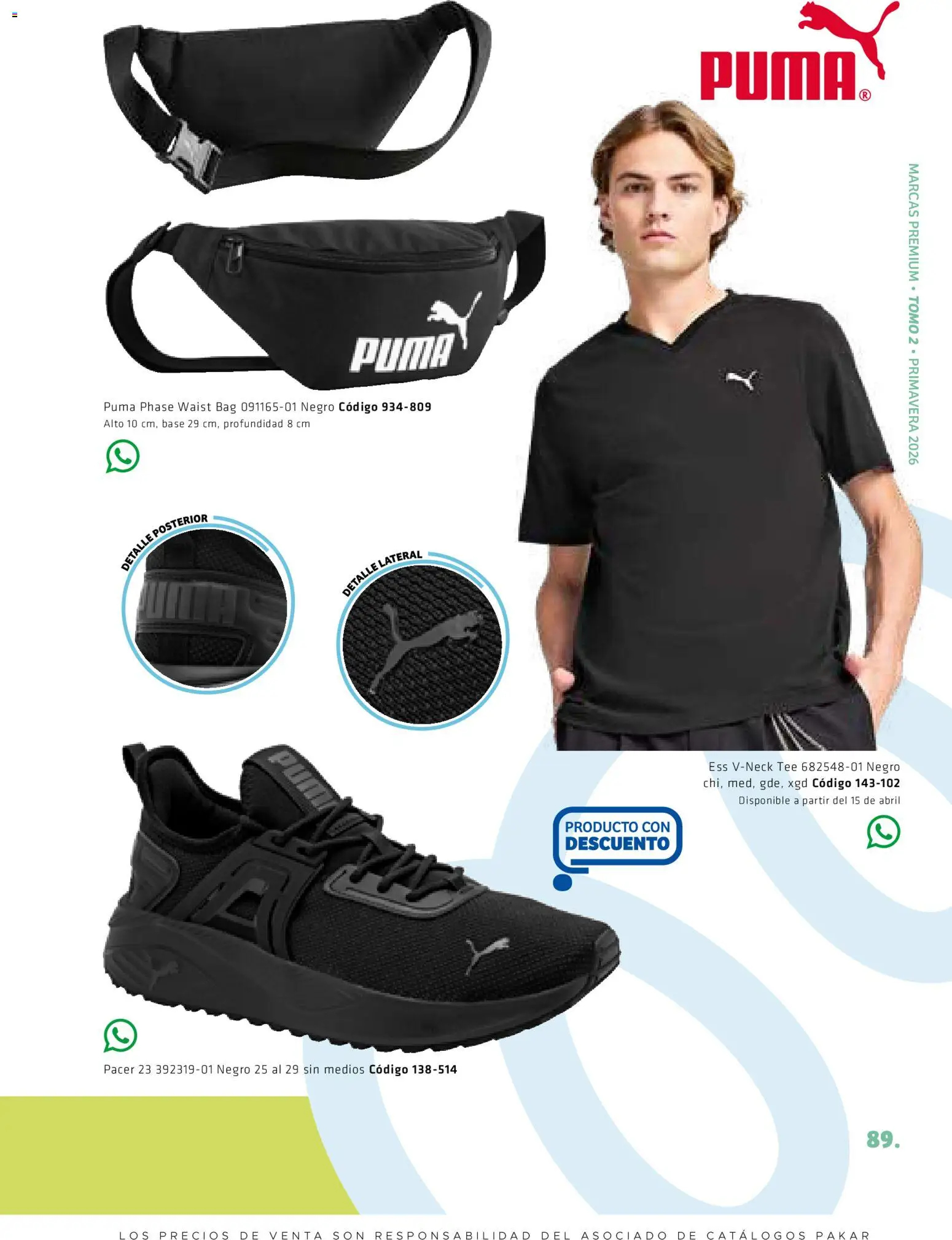 Nuevas ofertas de SC Pakar válidas en toda la República Mexicana desde el 27.02.2026. ¡Encuentra las mejores ofertas en SC Pakar catálogo Premium Men Tomo 2! | Página: 89