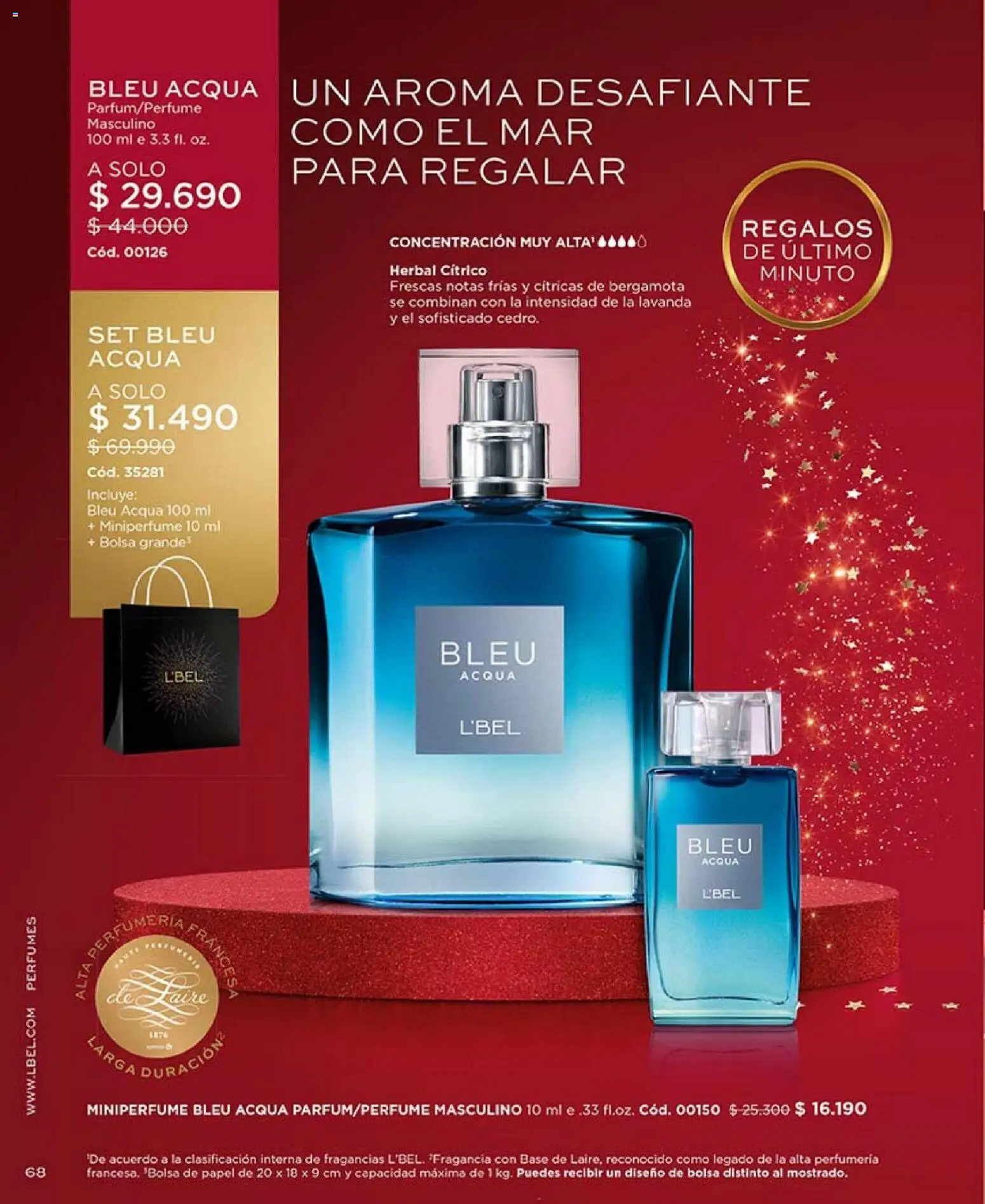 Catálogo L'Bel Campaña 1 │ válido desde el 01.01.2026 | Página: 68 | Productos: Bolsa, Base