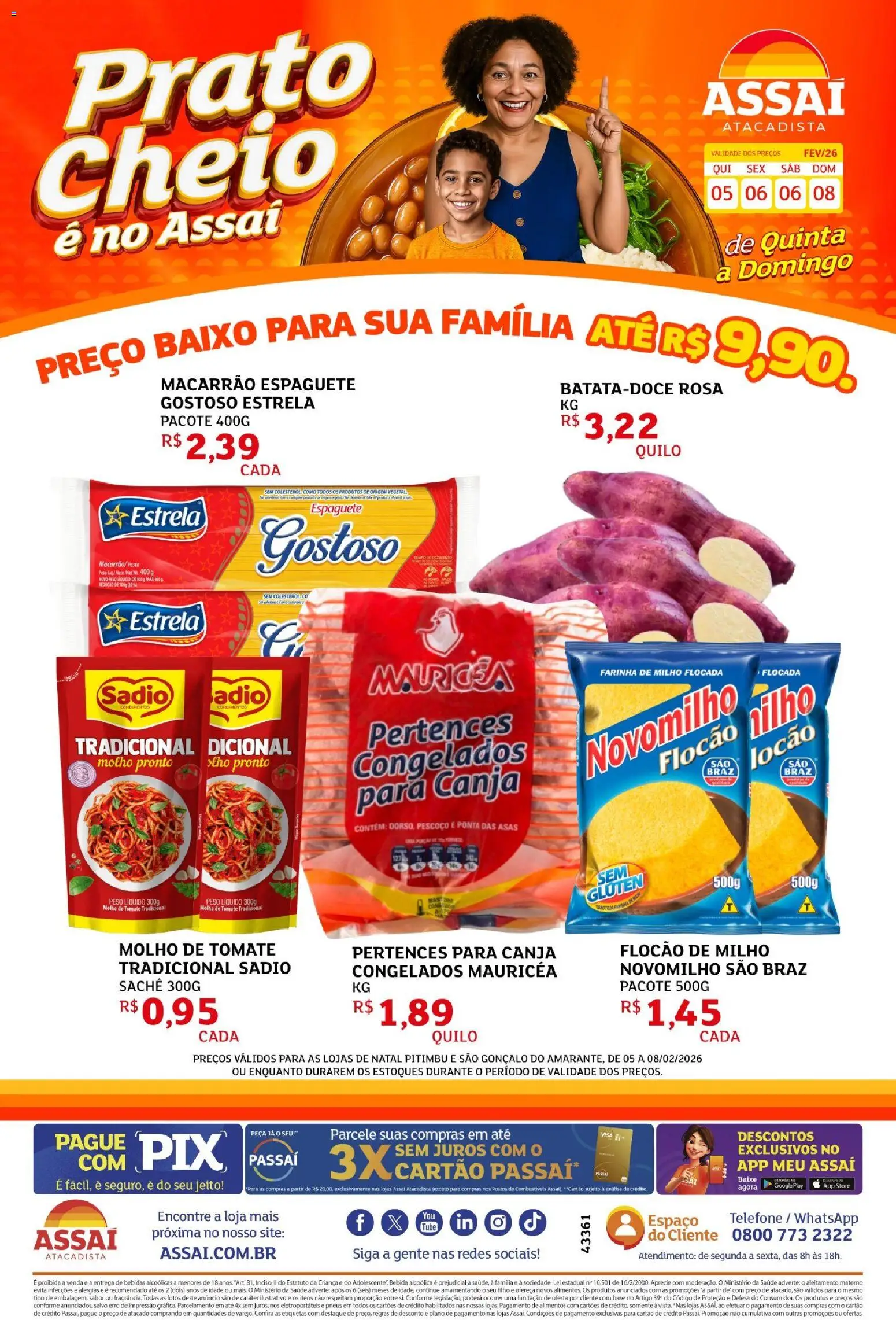 Assaí Atacadista Folheto - válido de 05.02.2026 | Página: 1