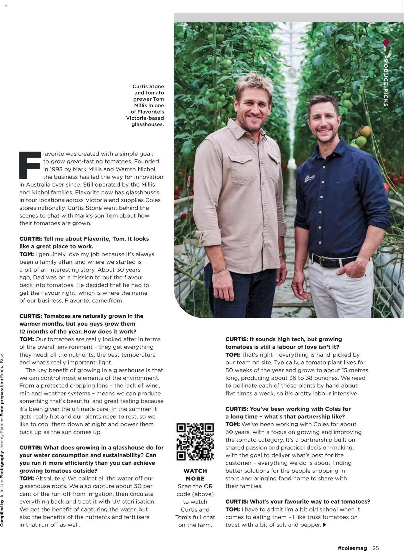 Coles catalogue - valid from 05.03.2026 | Page: 25 | Products: Plant, Tomatoes, Water, Watch