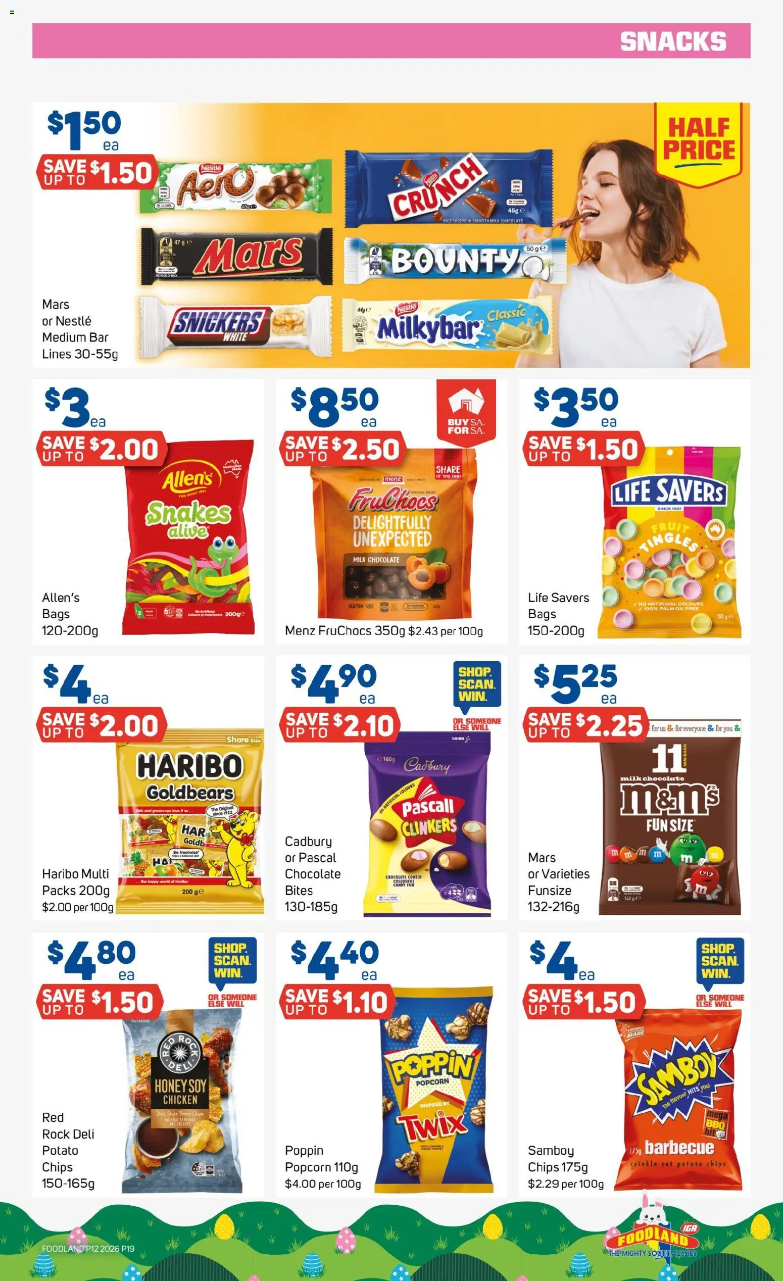 Foodland catalogue - valid from 18.03.2026 | Page: 19 | Products: Milk, Chocolate, Honey, Chicken