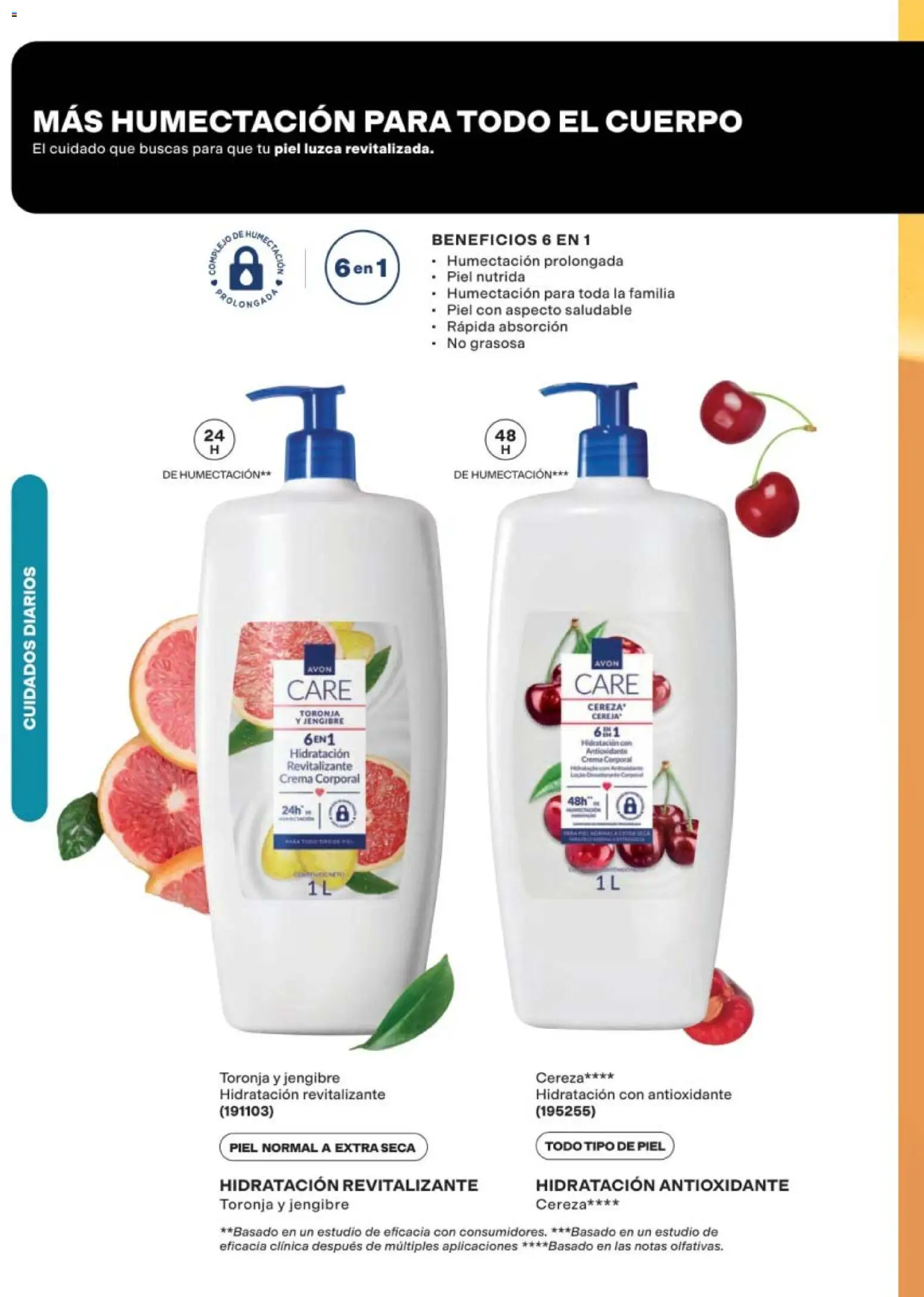 Nuevas ofertas de AVON válidas en toda la República Mexicana desde el 24.04.2026. ¡Encuentra las mejores ofertas en AVON campaña 7 2026! | Página: 158 | Productos: Crema, Toronja, Crema corporal