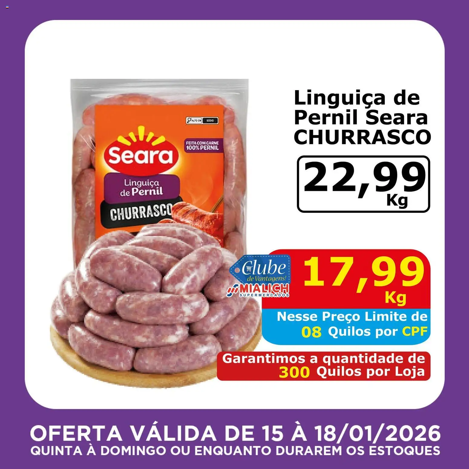 Mialich Supermercados Folheto - válido de 15.01.2026 | Página: 3