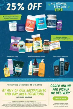 Preview of Sprouts weekly ads valid from 26.12.2025 | Page: 9