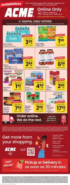 Acme Specialty Publication - valid from 08.08.2025 | Page: 1 | Products: Bath, Pan, Cheese, Sauce