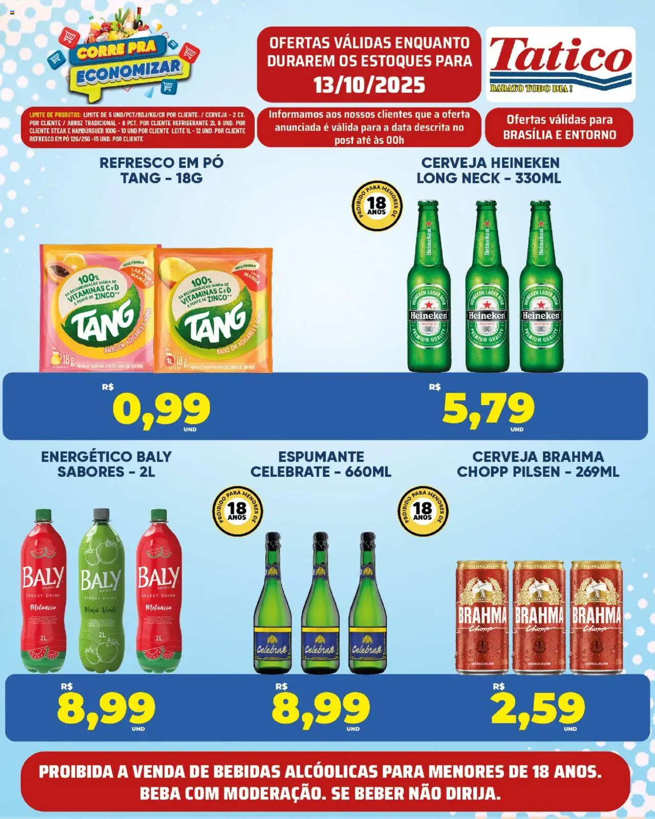 Tatico Folheto - válido de 13.10.2025 | Página: 12 | Produtos: Refresco, Cerveja, Heineken, Baixo