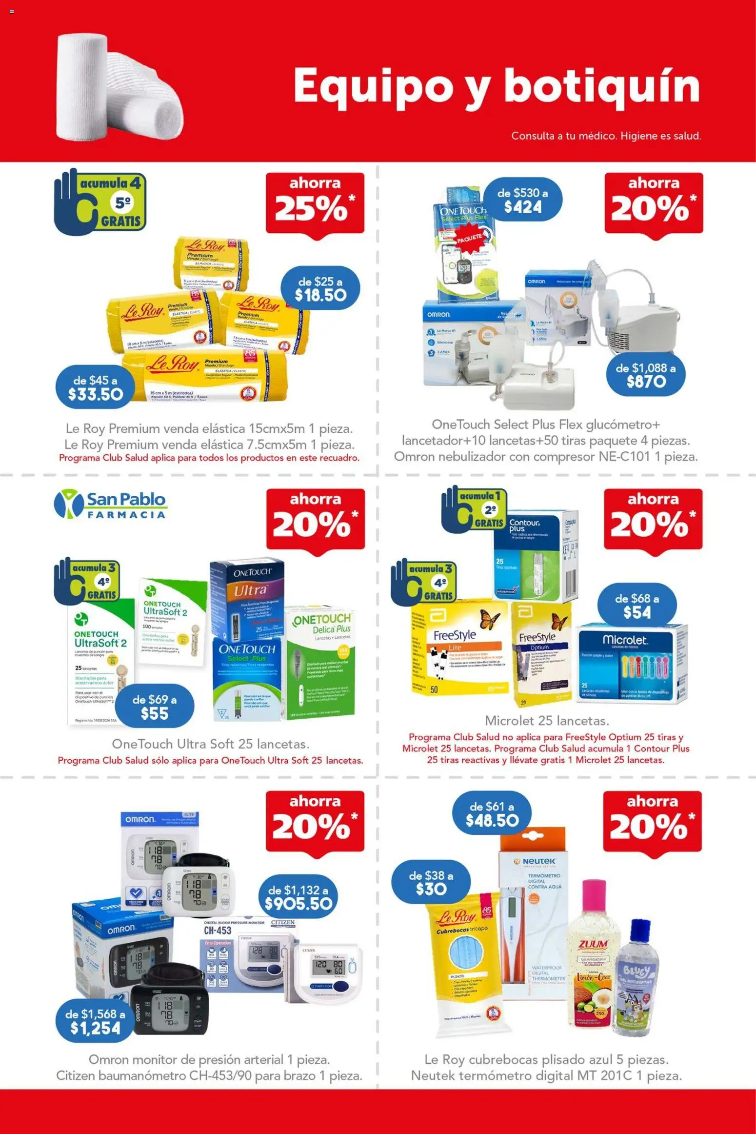 Nuevas ofertas de Farmacia San Pablo válidas en toda la República Mexicana desde el 01.03.2026. ¡Encuentra las mejores ofertas en Farmacia San Pablo catálogo! | Página: 13