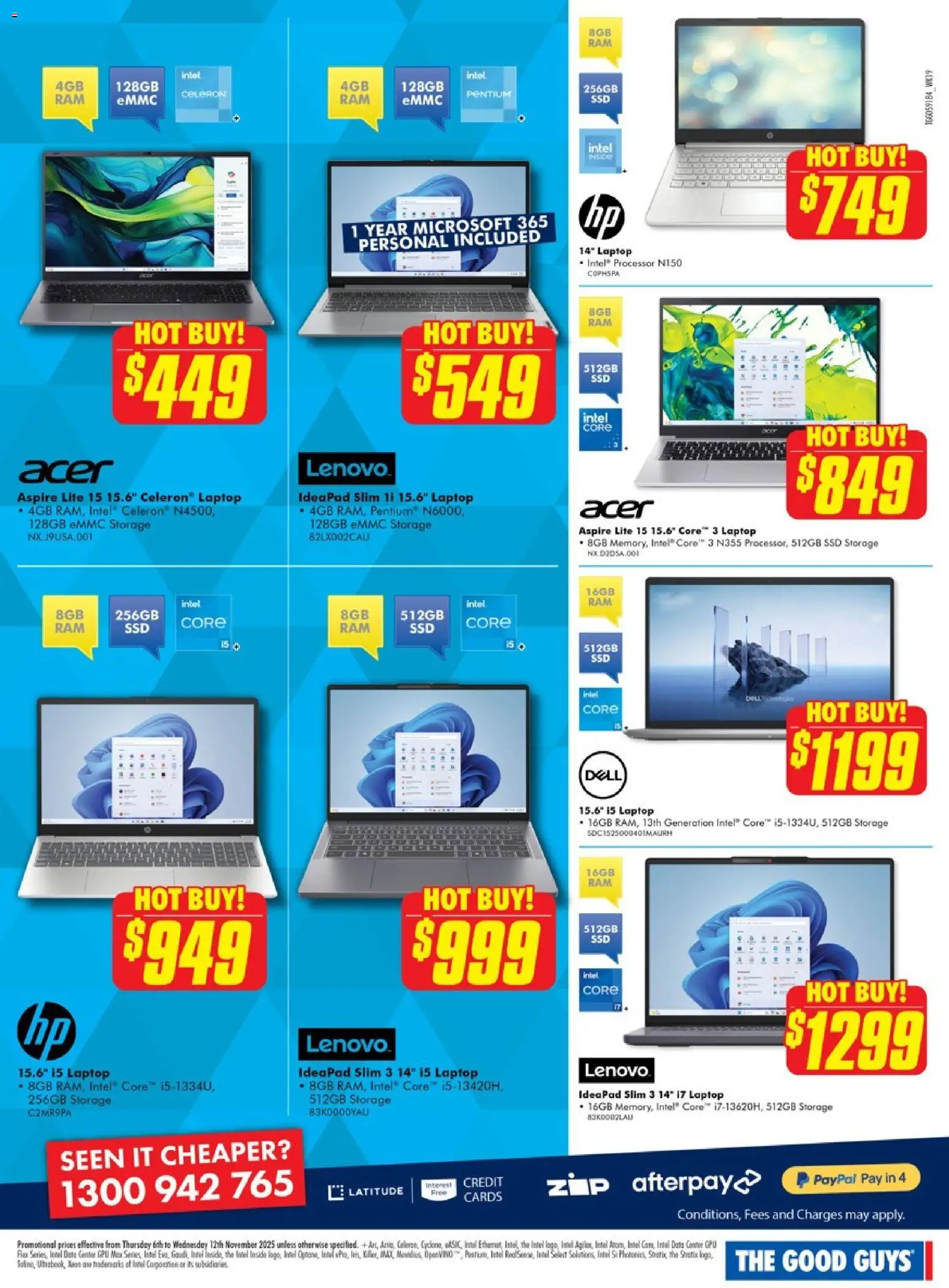 The Good Guys catalogue - valid from 05.11.2025 | Page: 18 | Products: Laptop