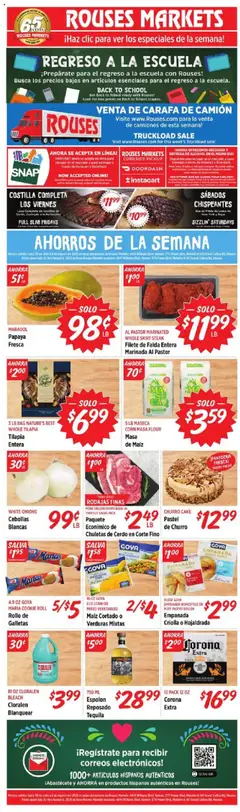 Preview of Rouses weekly ads valid from 30.07.2025