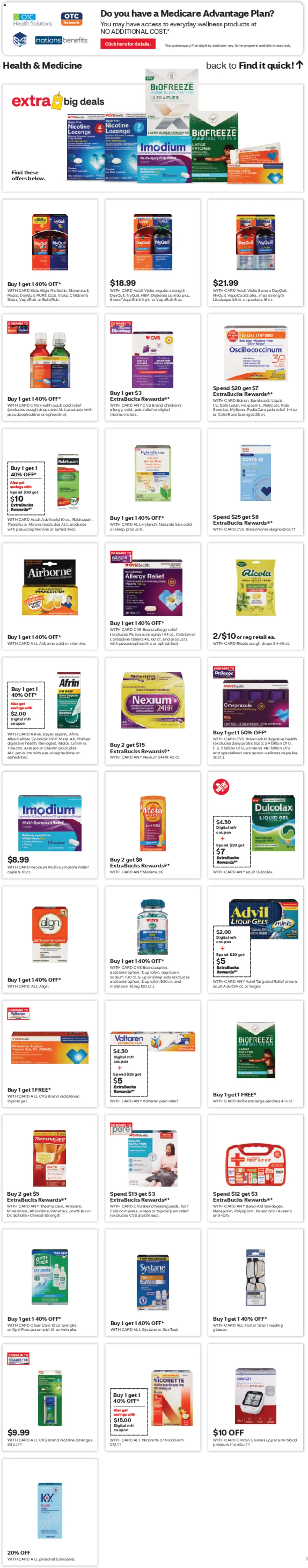 CVS Pharmacy Weekly Ad - WA - valid from 28.12.2025 | Page: 6 | Products: Probiotics, Melatonin, Cap
