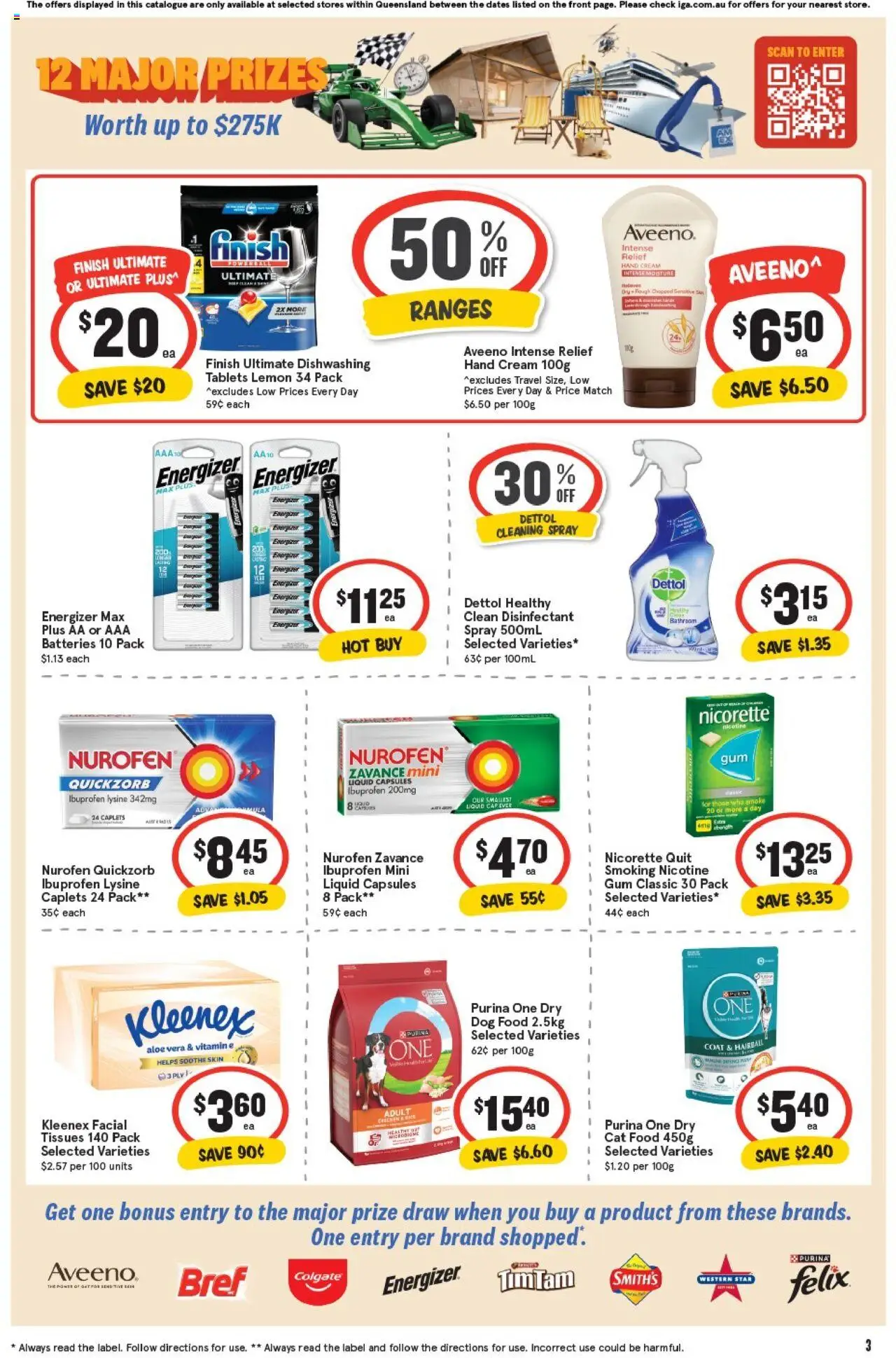 IGA catalogue - valid from 22.10.2025 | Page: 6 | Products: Gum, Dog food, Sensitive skin, Bathroom