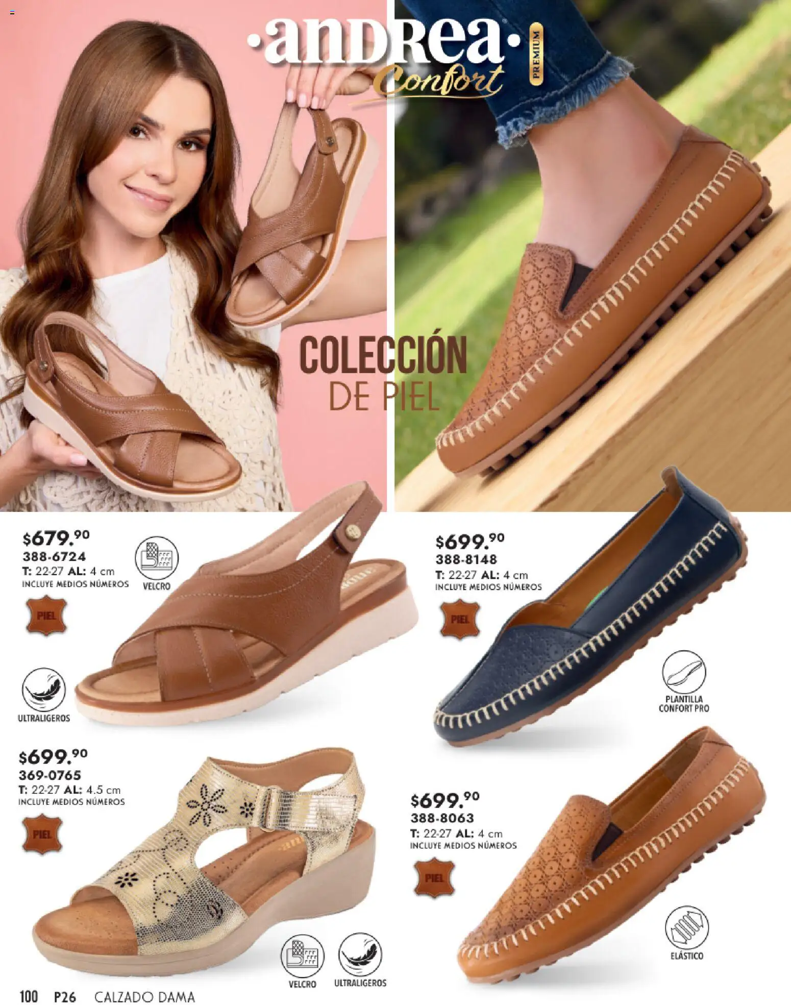 Nuevas ofertas de Andrea válidas en toda la República Mexicana desde el 25.01.2026. ¡Encuentra las mejores ofertas en Andrea catálogo Calzado Dama! | Página: 100