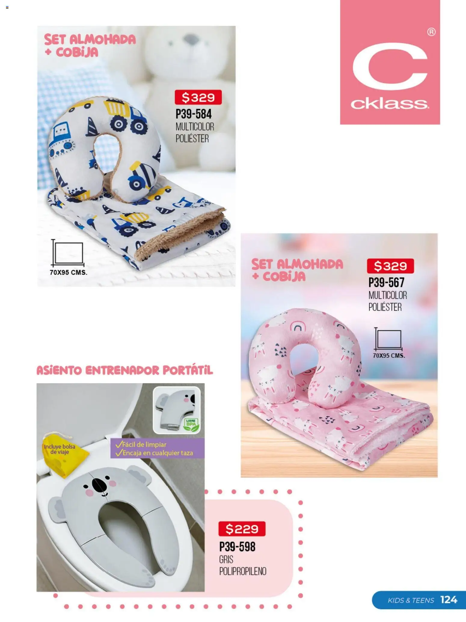 Nuevas ofertas de Cklass válidas en toda la República Mexicana desde el 30.03.2026. ¡Encuentra las mejores ofertas en Cklass catálogo Promo semanal! | Página: 125 | Productos: Taza, Bolsa, Almohada, Cobija
