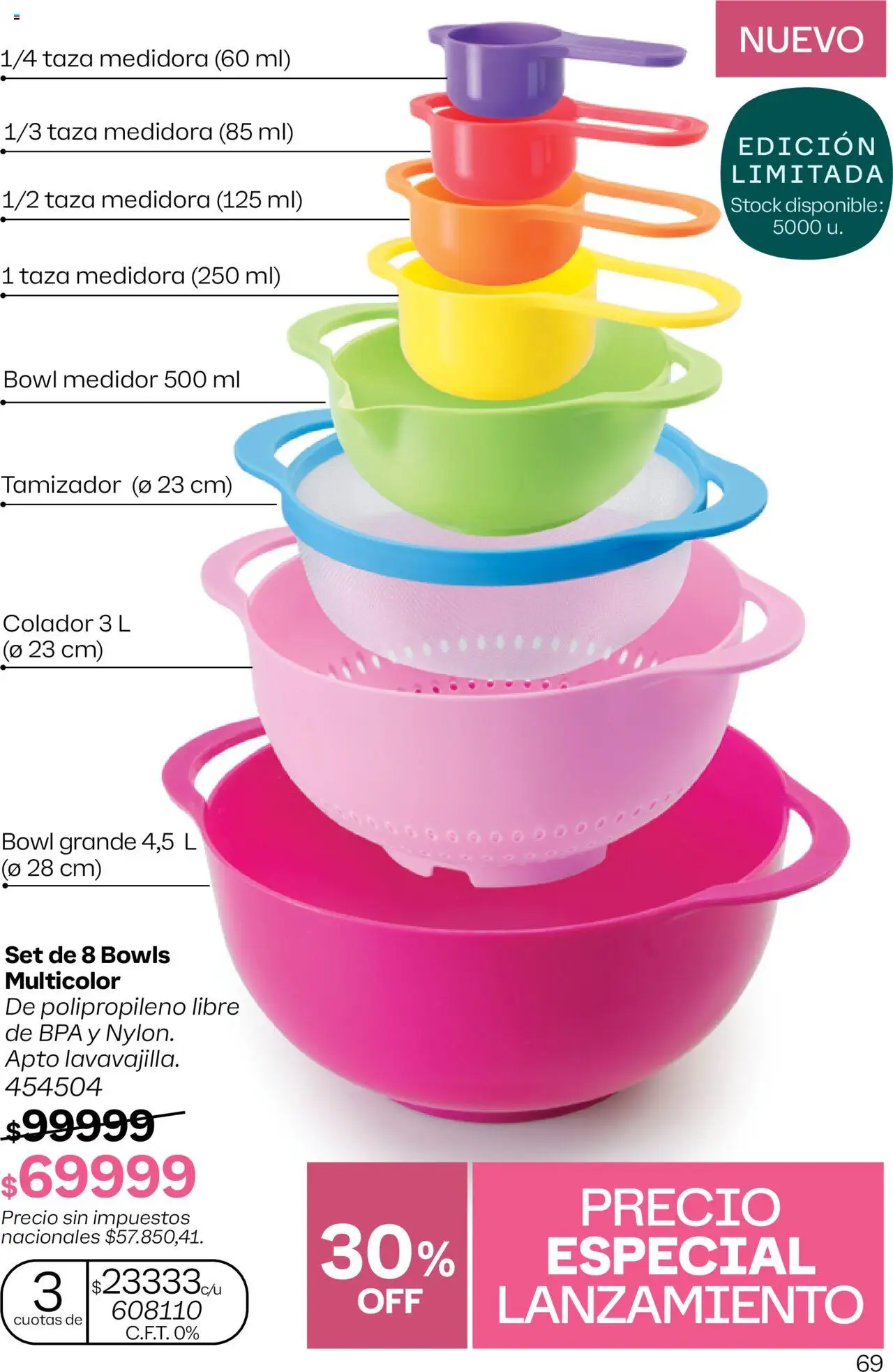 Tupperware - Campaña 16/2025 │ válido desde el 21.09.2025 | Página: 70 | Productos: Bowl, Taza, Colador