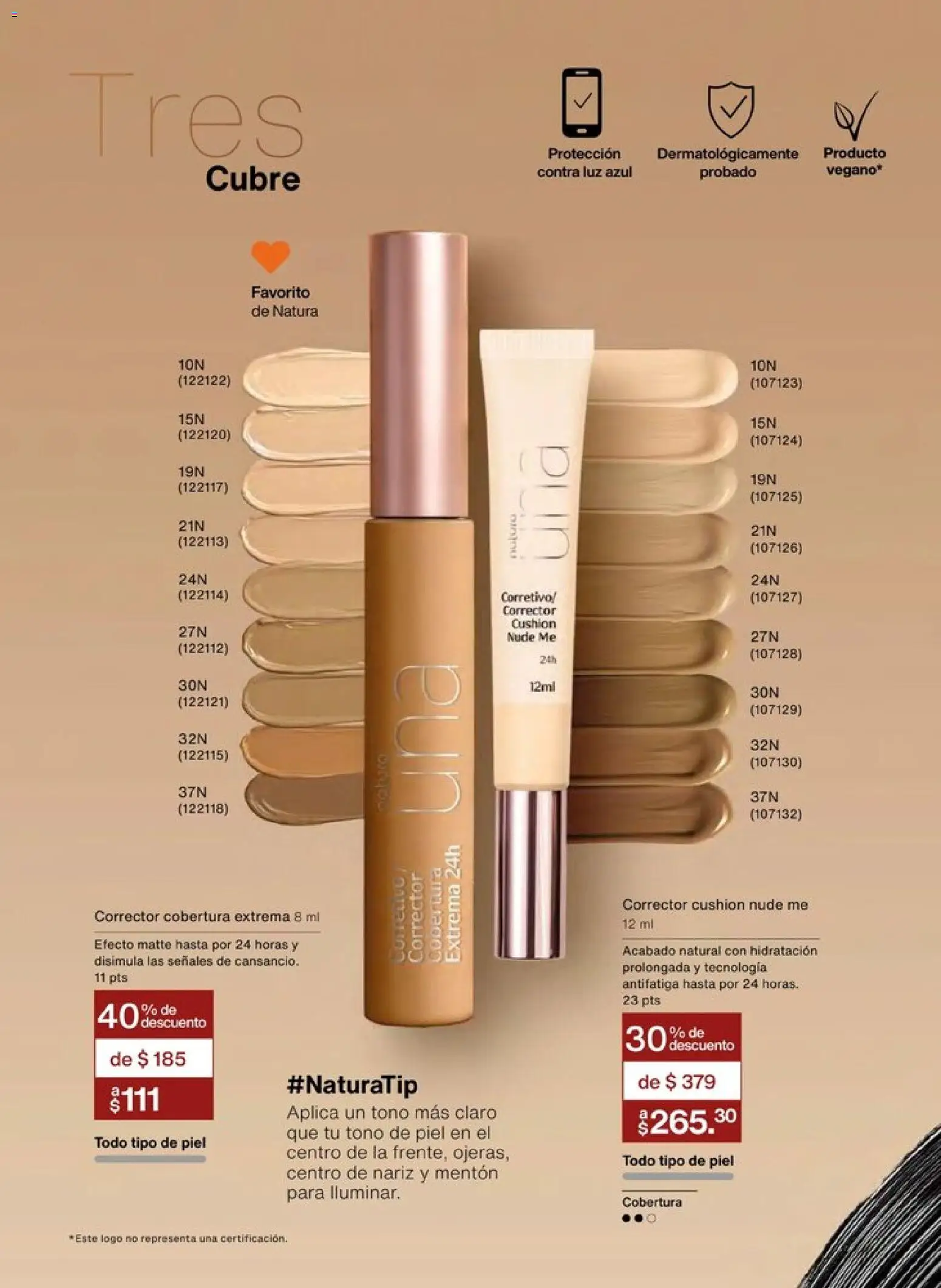 Nuevas ofertas de Natura válidas en toda la República Mexicana desde el 20.12.2025. ¡Encuentra las mejores ofertas en Natura campaña 1 2026! | Página: 49 | Productos: Corrector