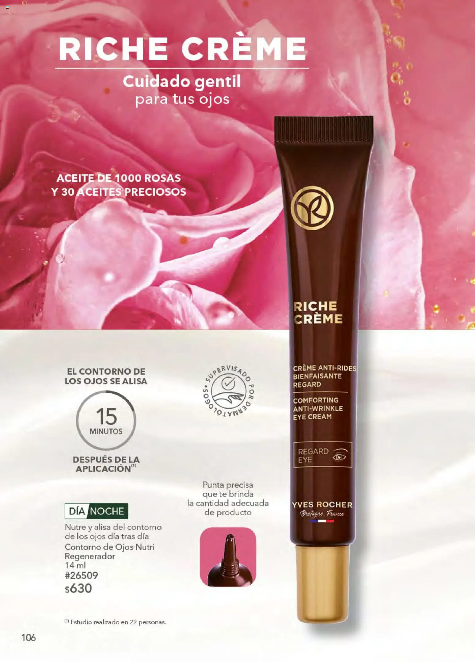 Nuevas ofertas de Yves Rocher válidas en toda la República Mexicana desde el 21.04.2026. ¡Encuentra las mejores ofertas en Yves Rocher campaña 6 2026! | Página: 108 | Productos: Contorno de ojos, Contorno, Aceite, Té