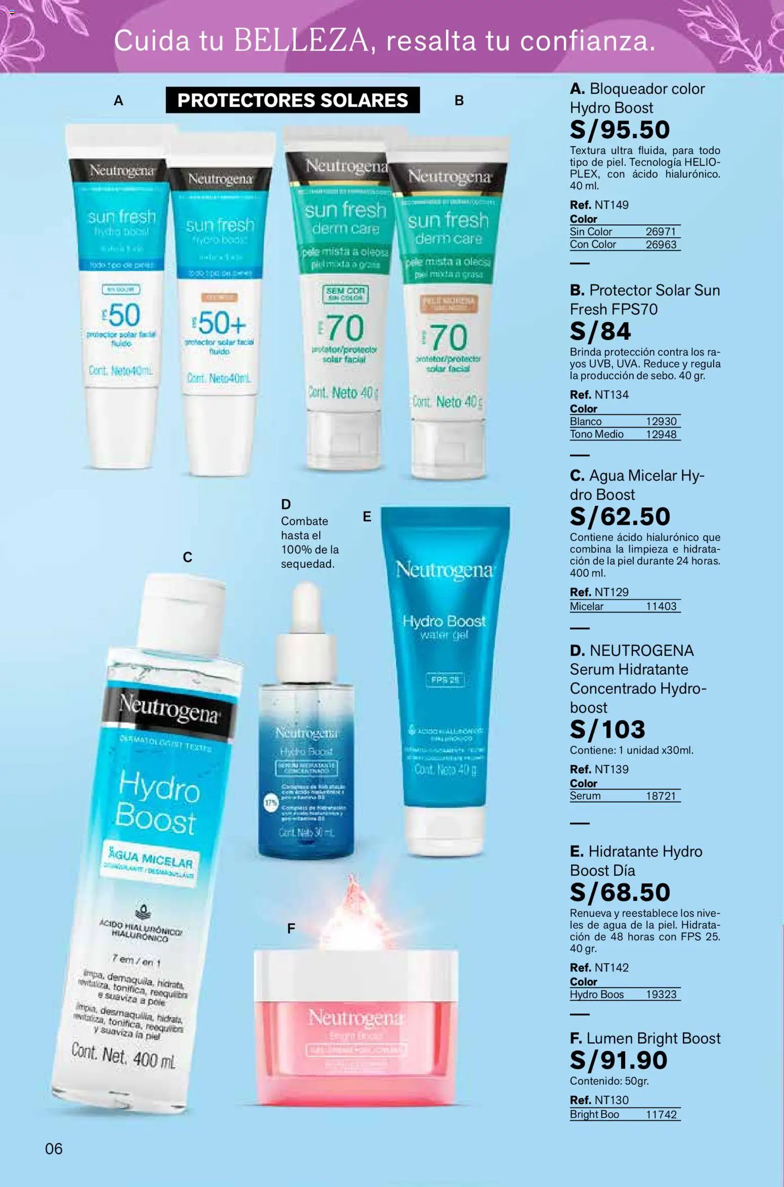 Catálogo Leonisa válido desde 06.03.2026 | Página: 6 | Productos: Protector solar