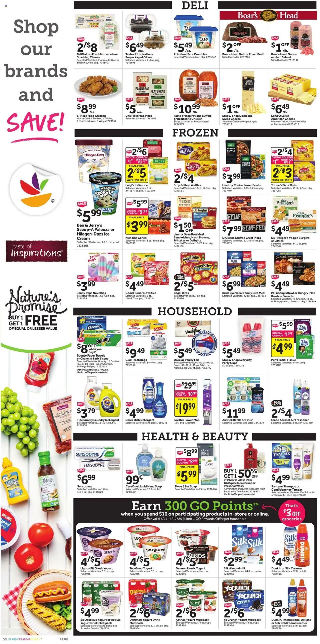 Stop & Shop Weekly Circular - CT - valid from 11.07.2025 | Page: 3 | Products: Bath, Conditioner, Detergent, Bar Soap
