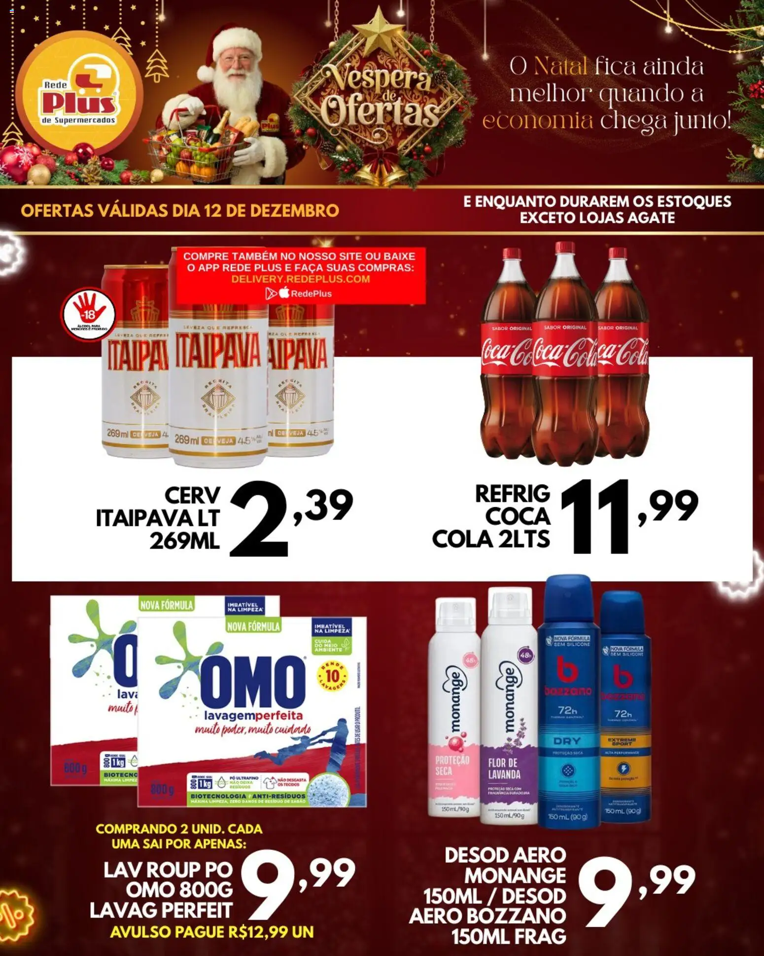 Rede Plus Supermercados Folheto - válido de 12.12.2025 | Página: 4 | Produtos: Pó, Cola, Faca