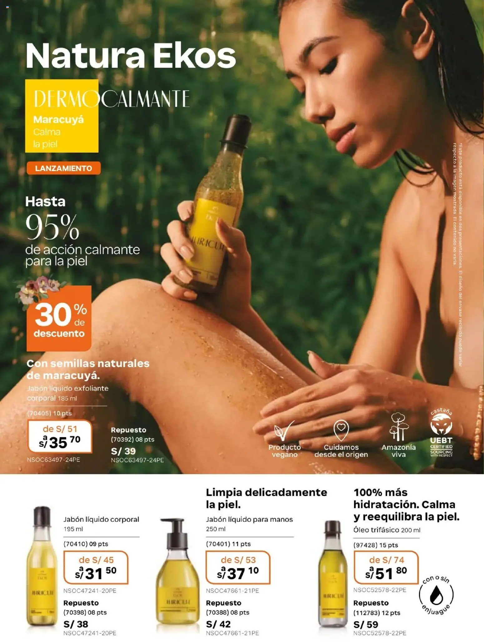 Catálogo Natura válido desde 10.03.2026 | Página: 114 | Productos: Exfoliante, Jabón