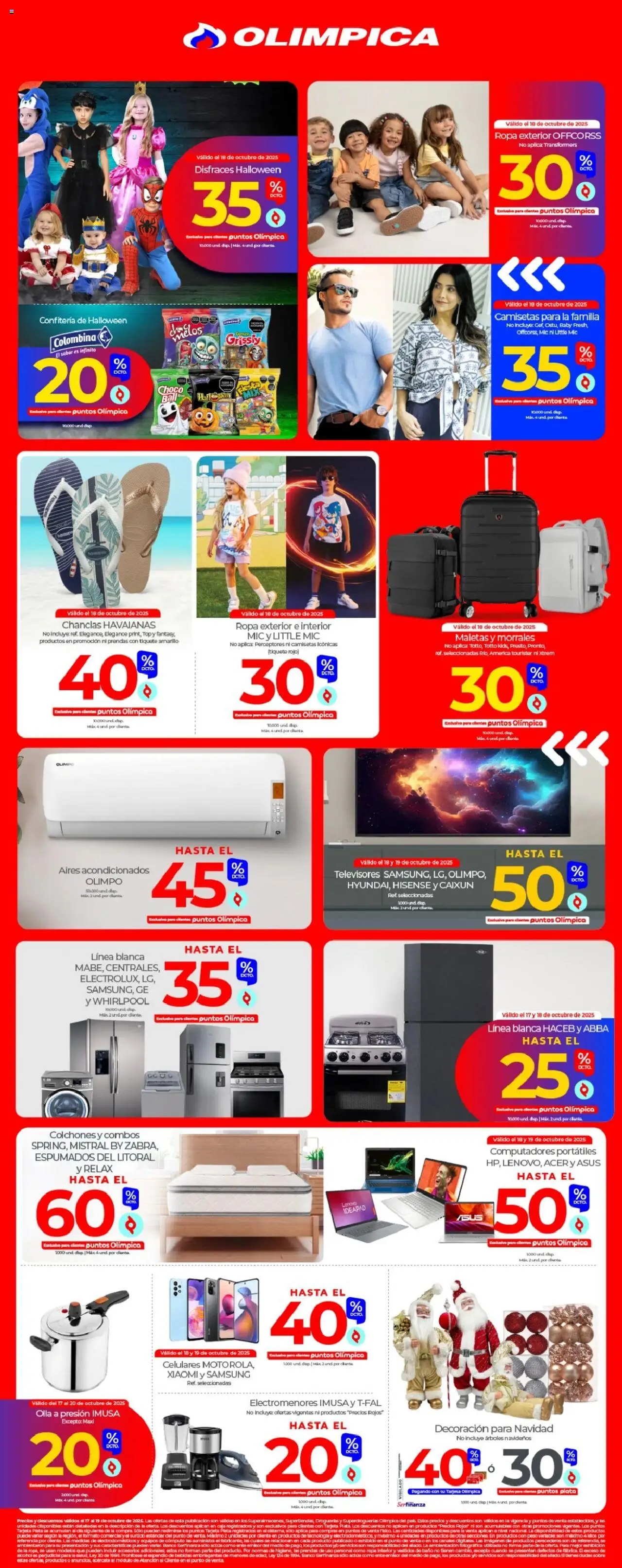 Olímpica revista - valida desde el 17.10.2025 | Página: 3 | Productos: Sobre, Caja, Olla, Ropa interior
