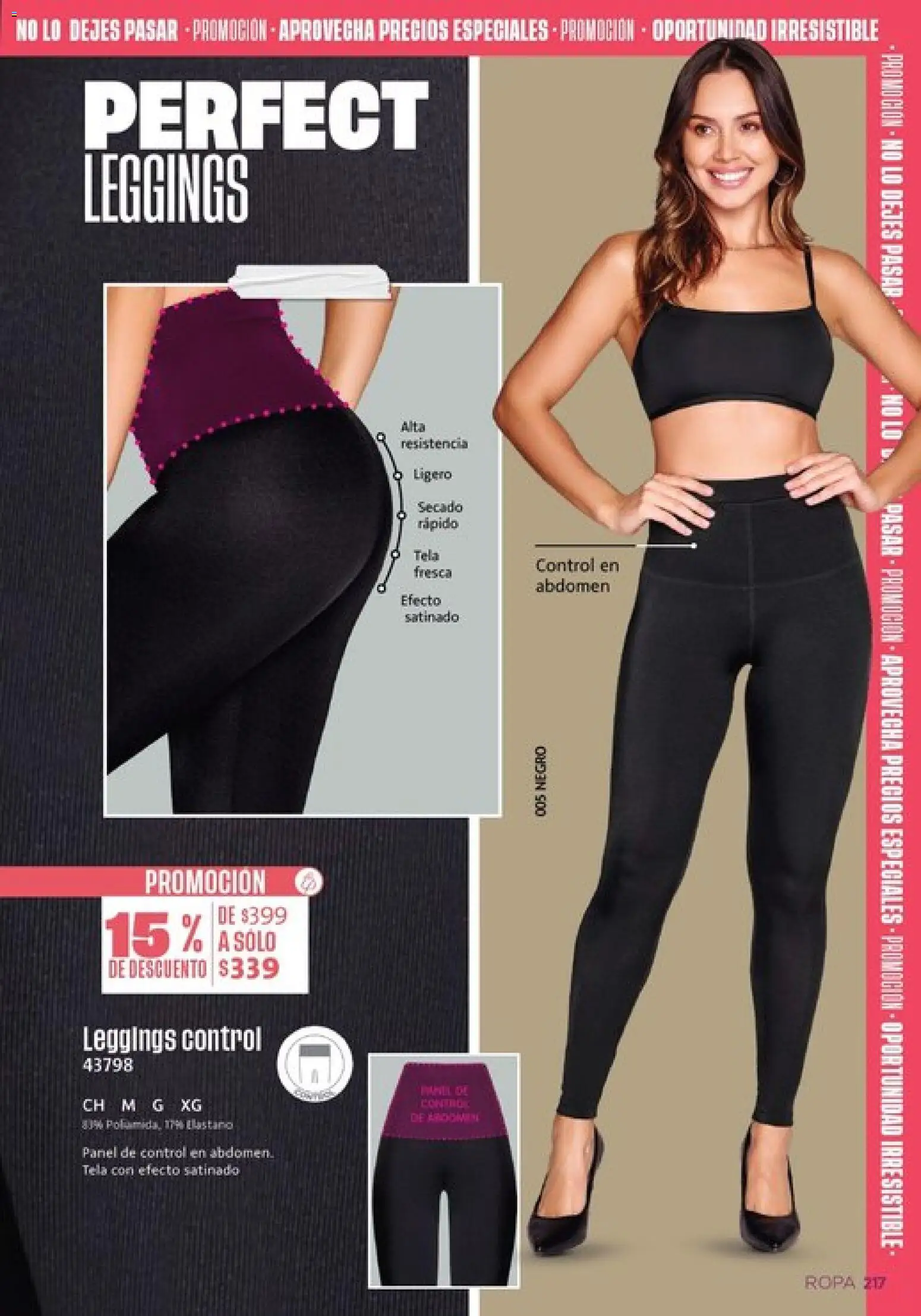 Nuevas ofertas de Ilusión válidas en toda la República Mexicana desde el 01.03.2026. ¡Encuentra las mejores ofertas en Ilusión catálogo Primavera! | Página: 219 | Productos: Leggings, Ropa