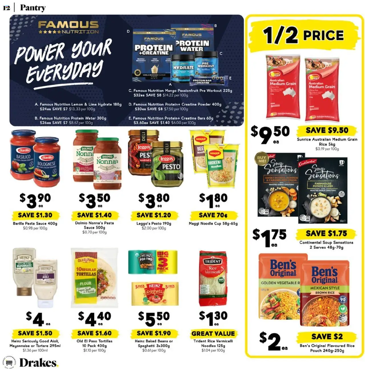 Drakes catalogue - valid from 18.06.2025 | Page: 12 | Products: Chicken, Pasta, Sauce, Tortillas