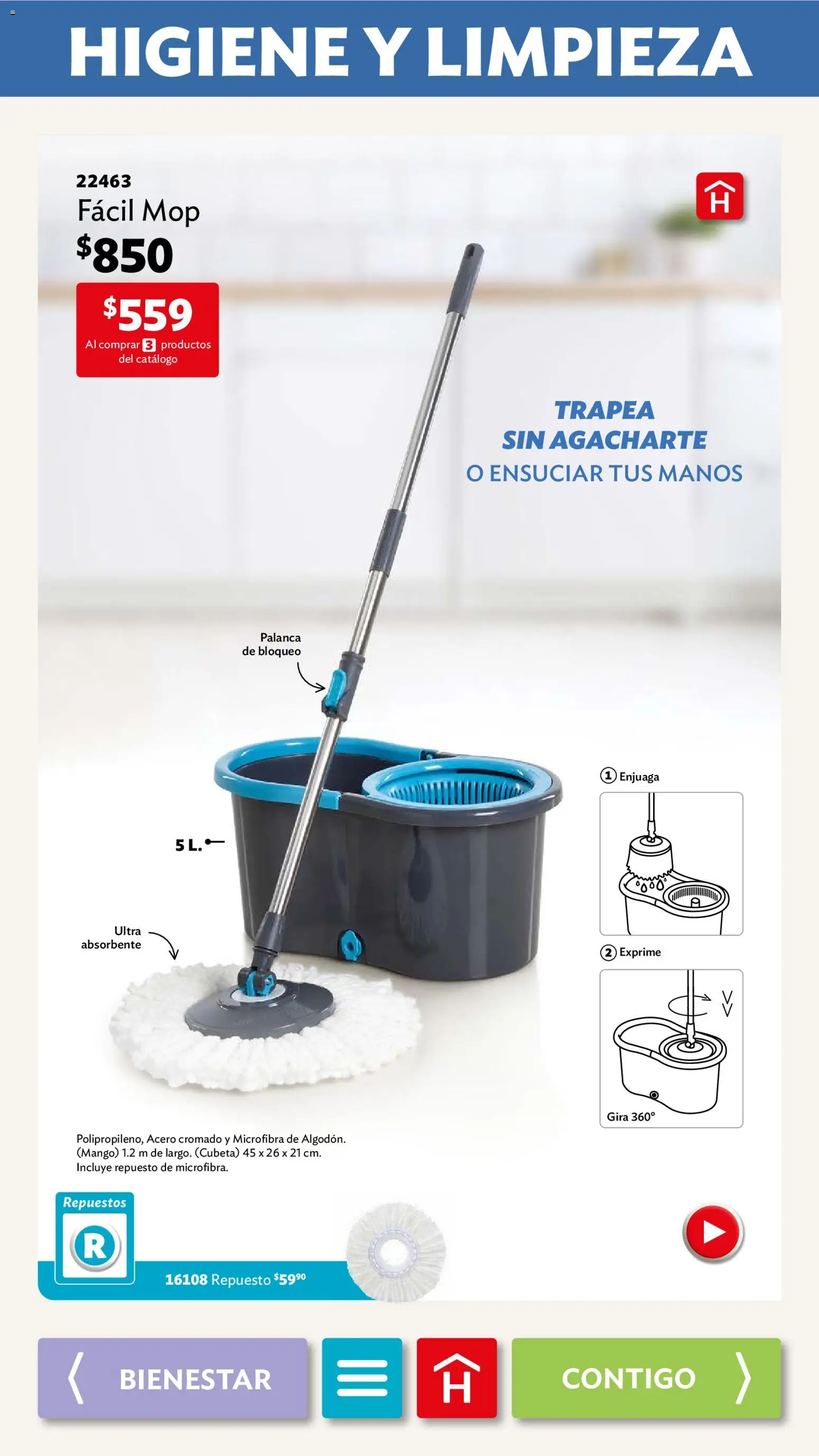 Nuevas ofertas de Betterware válidas en toda la República Mexicana desde el 01.12.2025. ¡Encuentra las mejores ofertas en Betterware campaña 12 2025! | Página: 96 | Productos: Mango