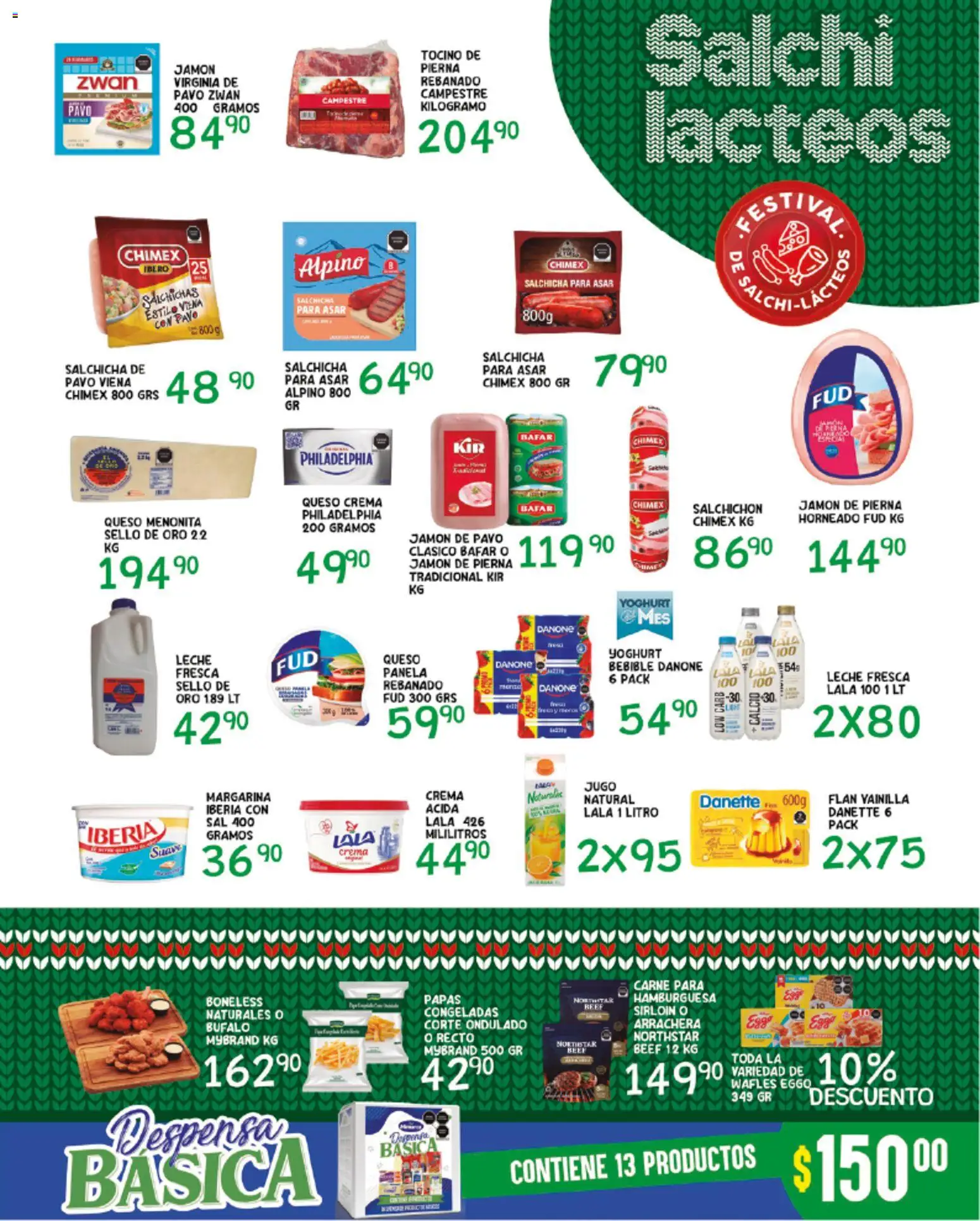 Nuevas ofertas de Alsuper válidas en toda la República Mexicana desde el 21.11.2025. ¡Encuentra las mejores ofertas en Alsuper folleto! | Página: 3 | Productos: Queso crema, Queso, Margarina, Despensa