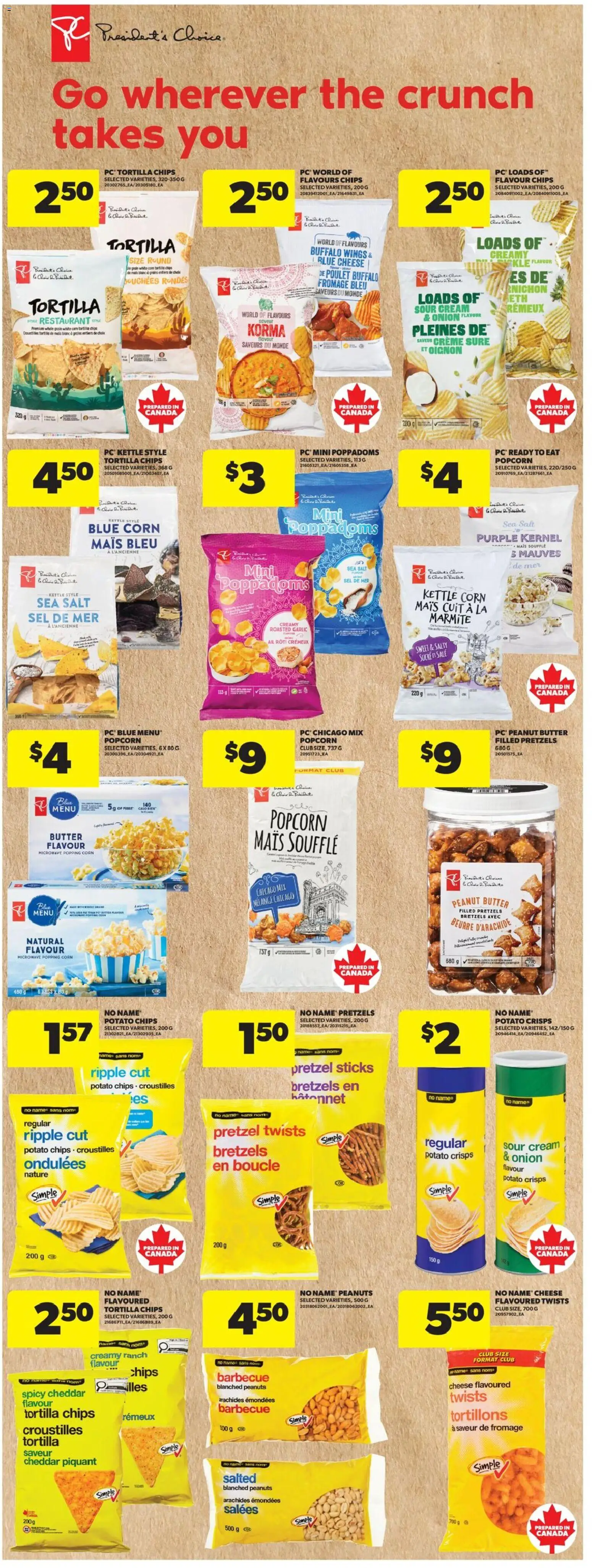 Real Canadian Superstore flyer valid from 19.02.2026 | Page: 9 | Products: Sour cream, Chips, Cream, Kettle