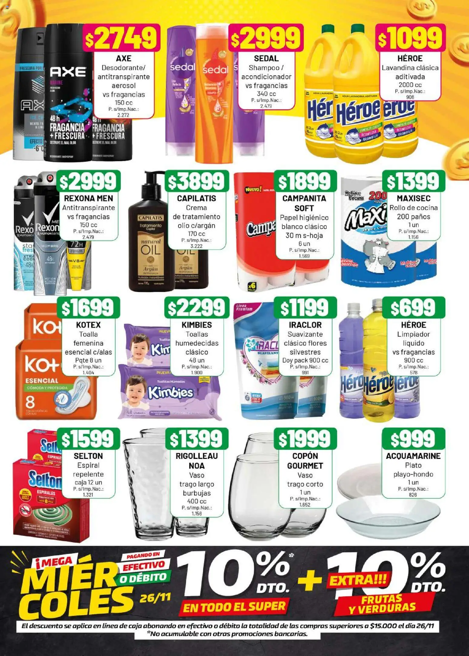 Almacor catálogo │ válido desde el 20.11.2025 | Página: 8 | Productos: Lavandina, Cocina, Fragancia, Antitranspirante