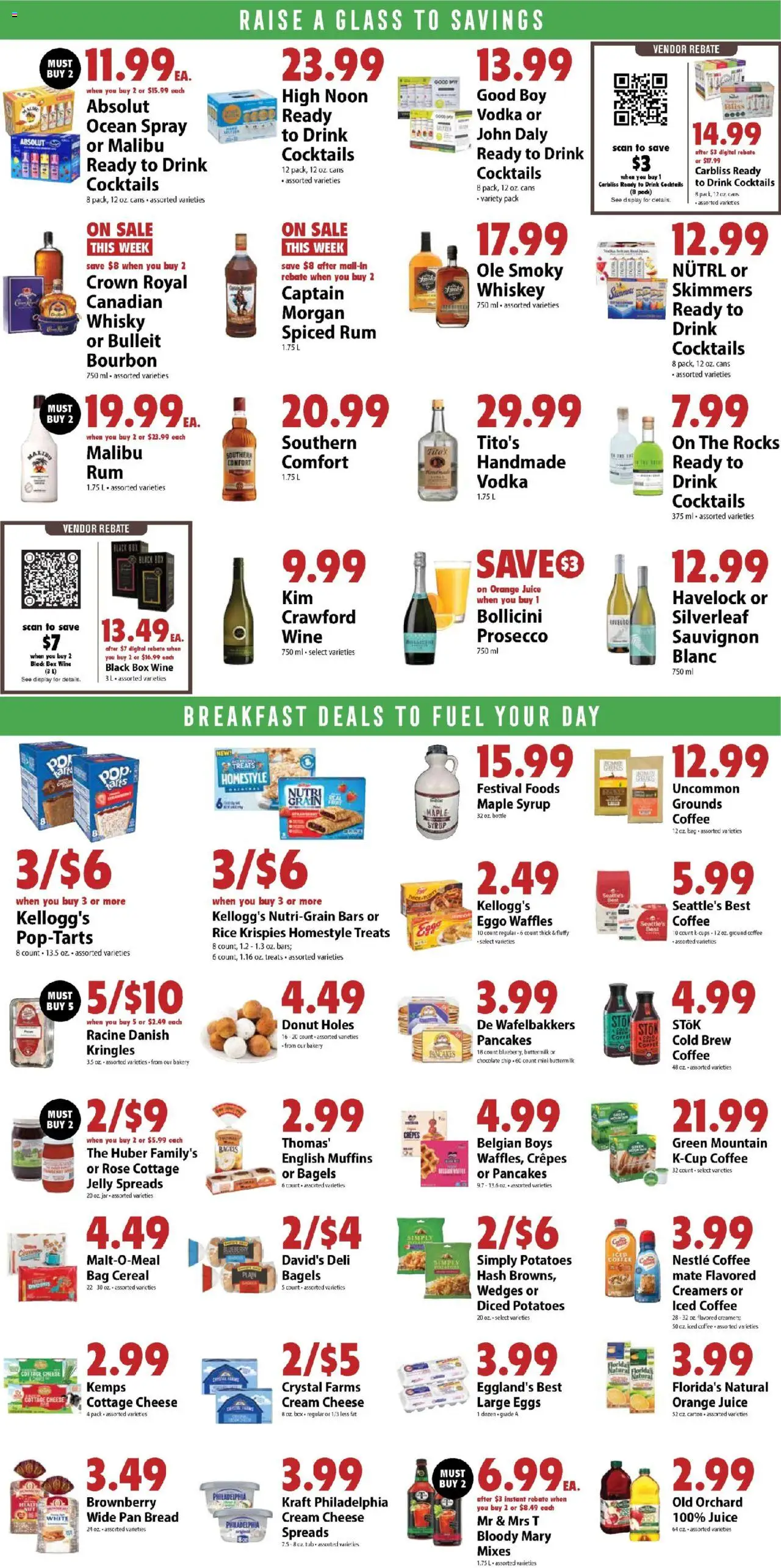 Festival Foods Weekly Ad - valid from 20.08.2025 | Page: 6 | Products: Juice, Wine, Bourbon, Whiskey