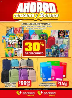 Vista previa de Soriana - Fin de Semana Mercado: Ags, Nay, Jal, Qro, Col, Mich, Gto, Hgo, Tlax, Mor, Pue, Gro, Oax, Edo. de Mex, CDMX, Zac y SLP, nuevo folleto de la tienda, válido en México a partir del 21.08.2025