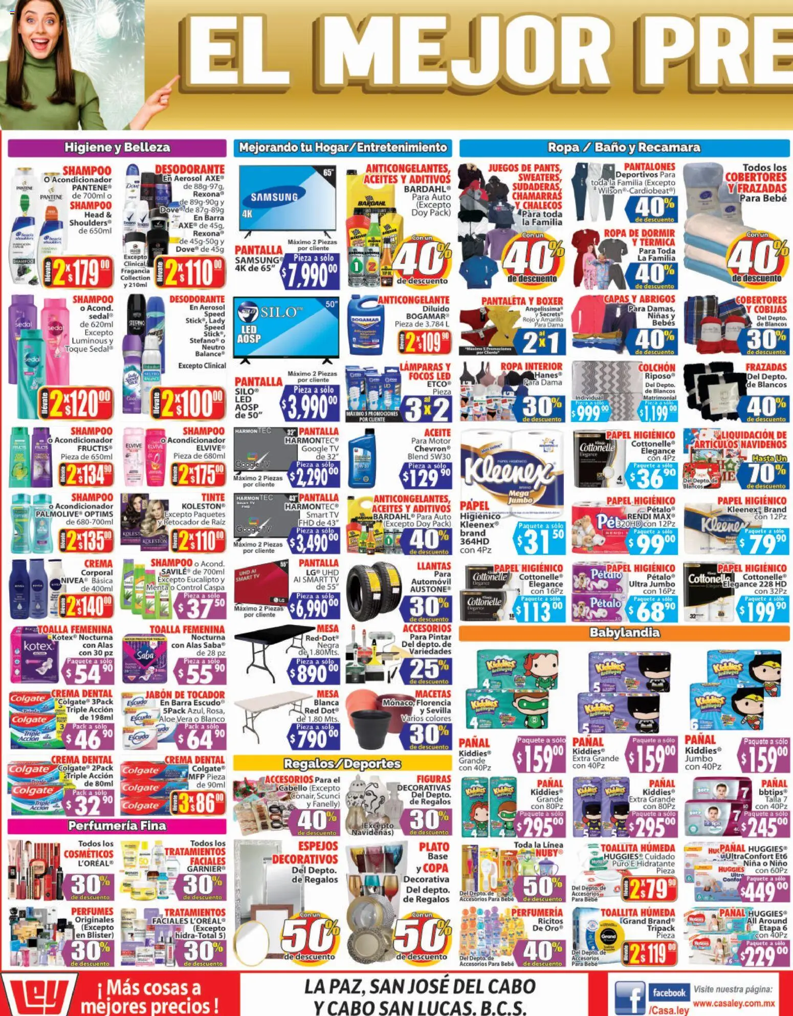 Nuevas ofertas de Casa Ley válidas en toda la República Mexicana desde el 30.12.2025. ¡Encuentra las mejores ofertas en Casa Ley folleto Autoservicio! | Página: 3 | Productos: Desodorante, Toalla, Mesa, Fragancia