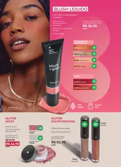 O Boticário - Ciclo 17/2025 - Pré-Visualização do folheto da loja O Boticário, válido de 01.12.2025 | Página: 162 | Produtos: Blush, Multifuncional, Base, Iluminador