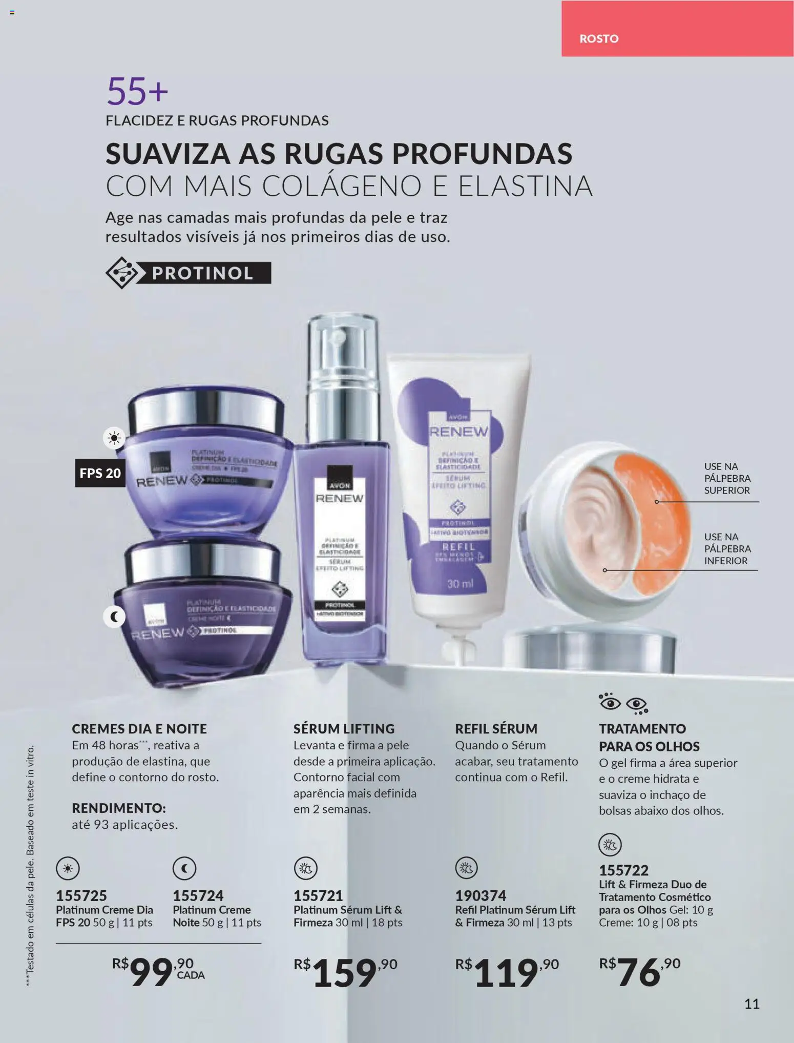 Avon Folheto - válido de 06.01.2026 | Página: 11 | Produtos: Colágeno, Sérum, Creme