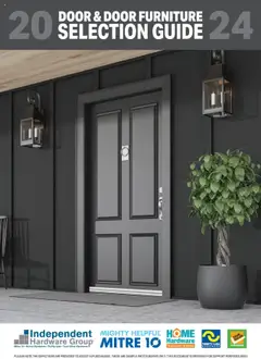 Preview of Mitre 10 Door & Door Furniture Selection Guide 2024 - valid from 06.11.2024