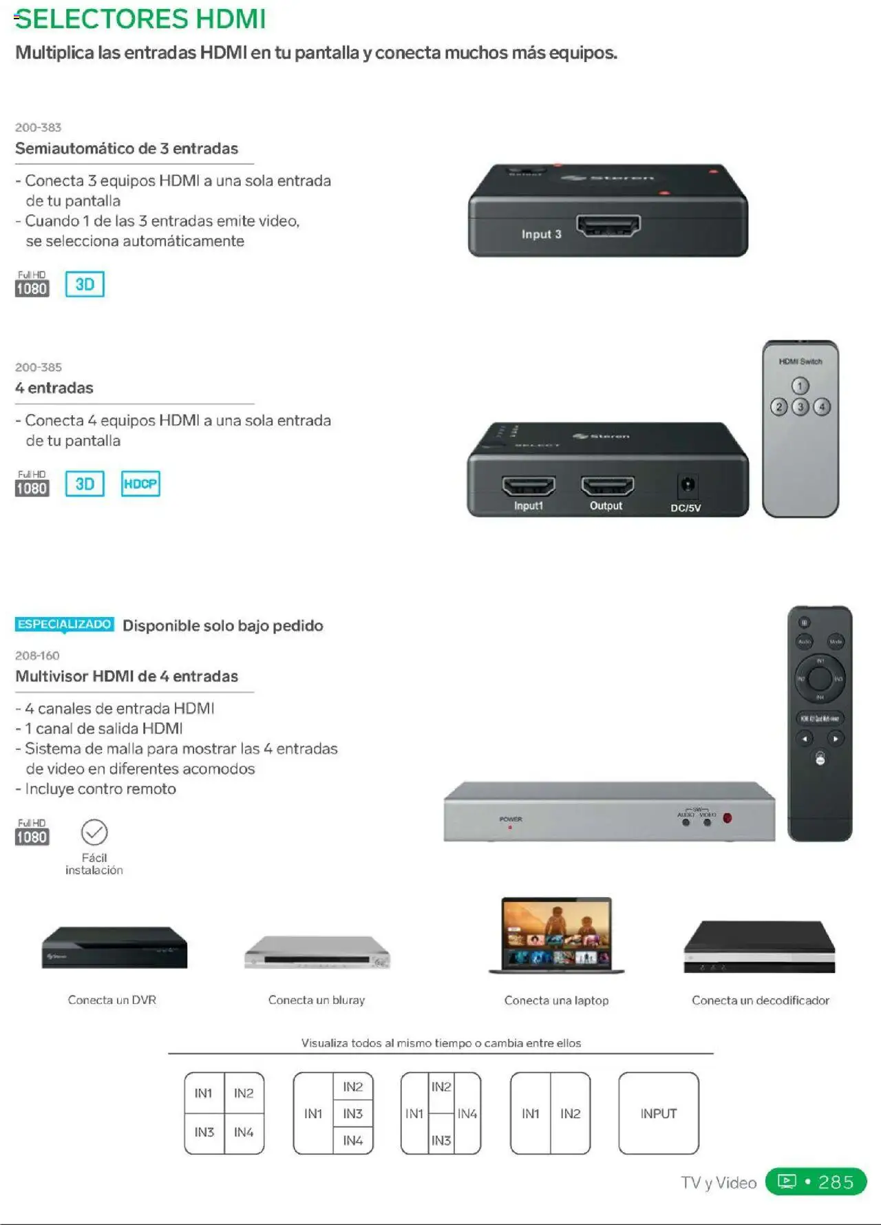 Nuevas ofertas de Steren válidas en toda la República Mexicana desde el 01.01.2025. ¡Encuentra las mejores ofertas en Steren catálogo! | Página: 303 | Productos: Audio, Malla, Video