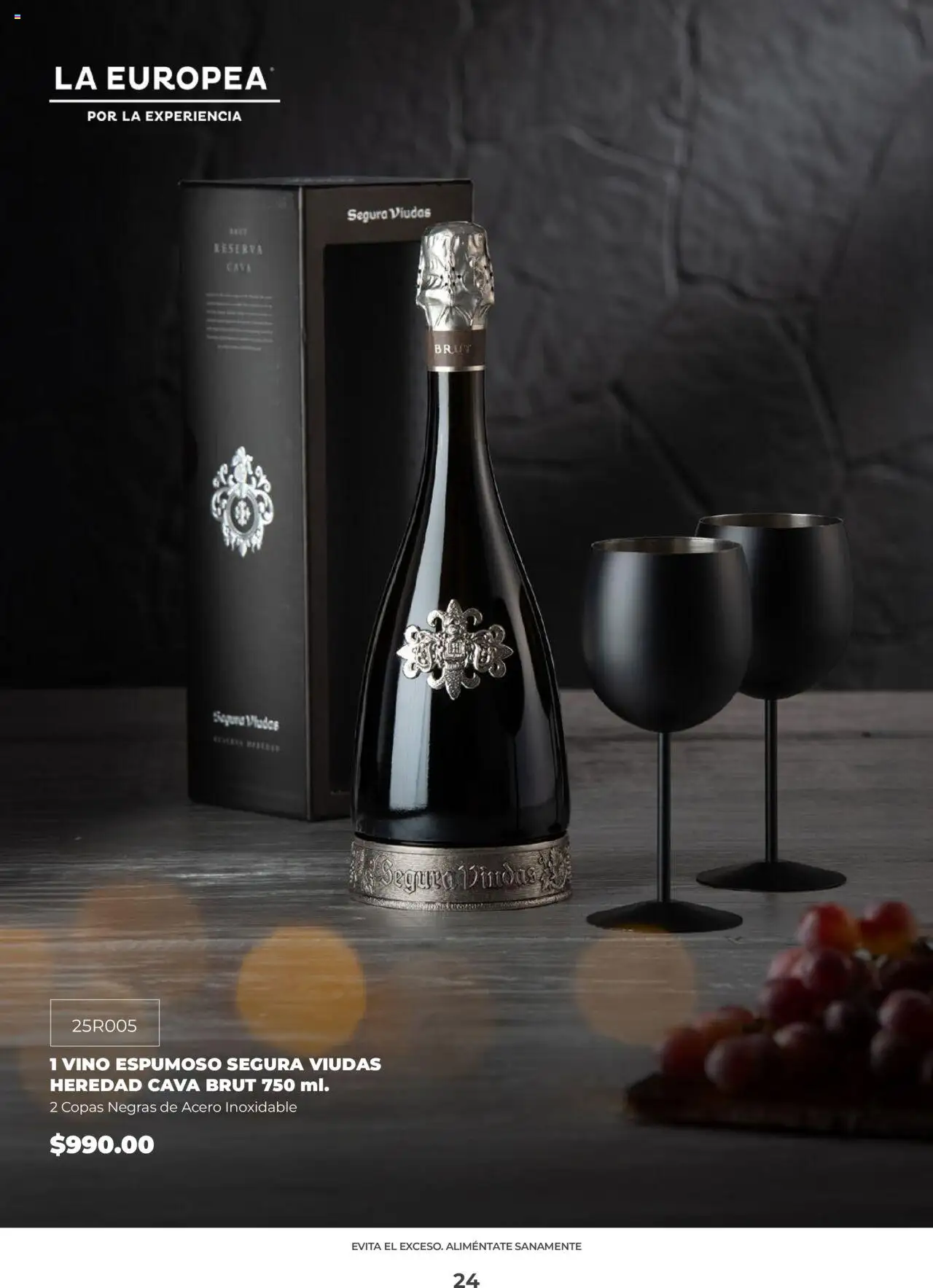 Nuevas ofertas de La Europea válidas en toda la República Mexicana desde el 22.09.2025. ¡Encuentra las mejores ofertas en La Europea catálogo! | Página: 24 | Productos: Cava, Vino