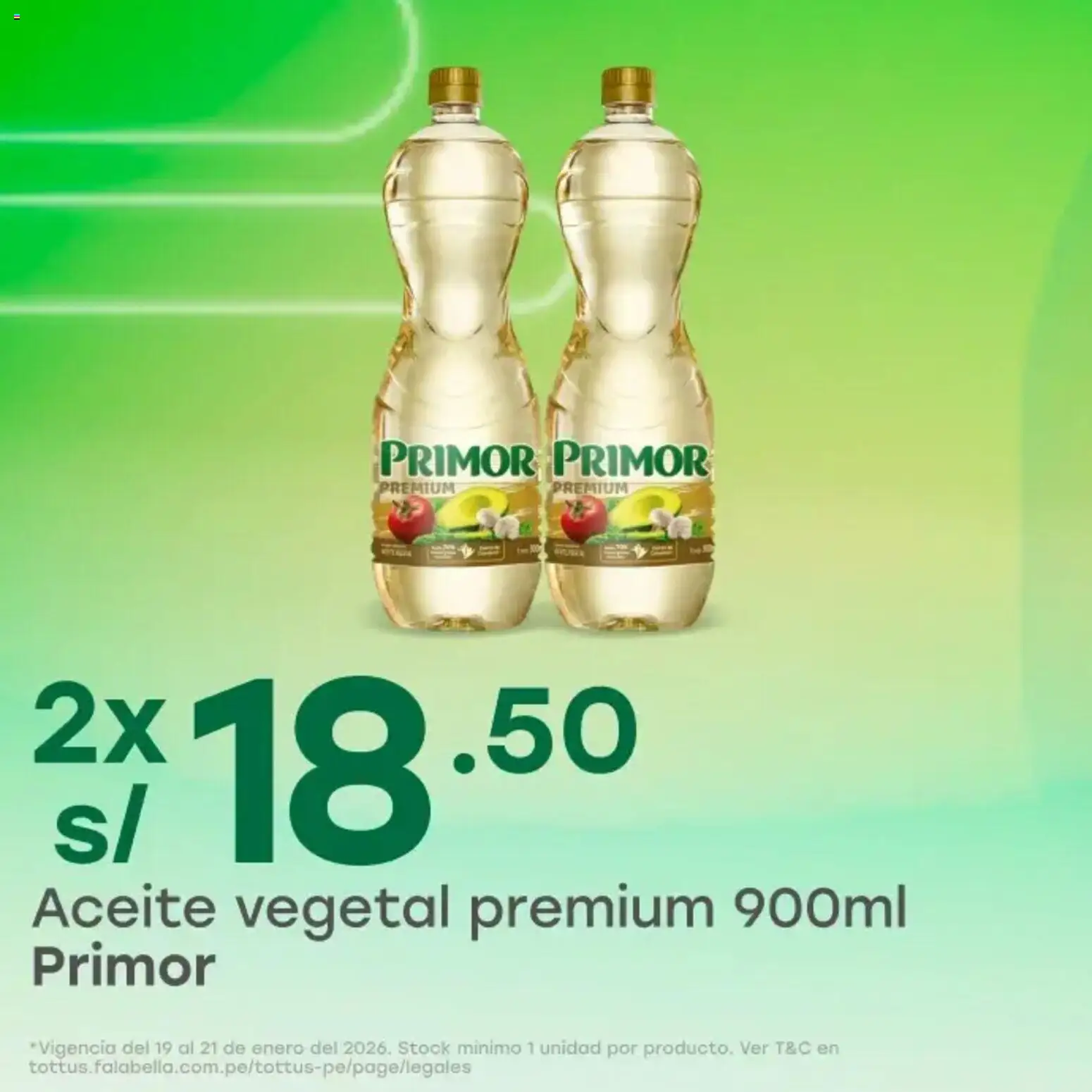 Catálogo Tottus válido desde 19.01.2026 | Página: 6 | Productos: Aceite