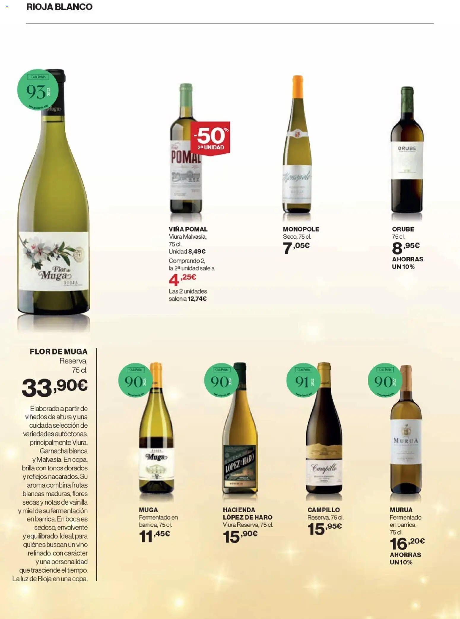 Nuevas ofertas de El Corte Inglés válidas en toda la República Mexicana desde el 20.11.2025. ¡Encuentra las mejores ofertas en El Corte Inglés catálogo La Bodega ! | Página: 26 | Productos: Vino