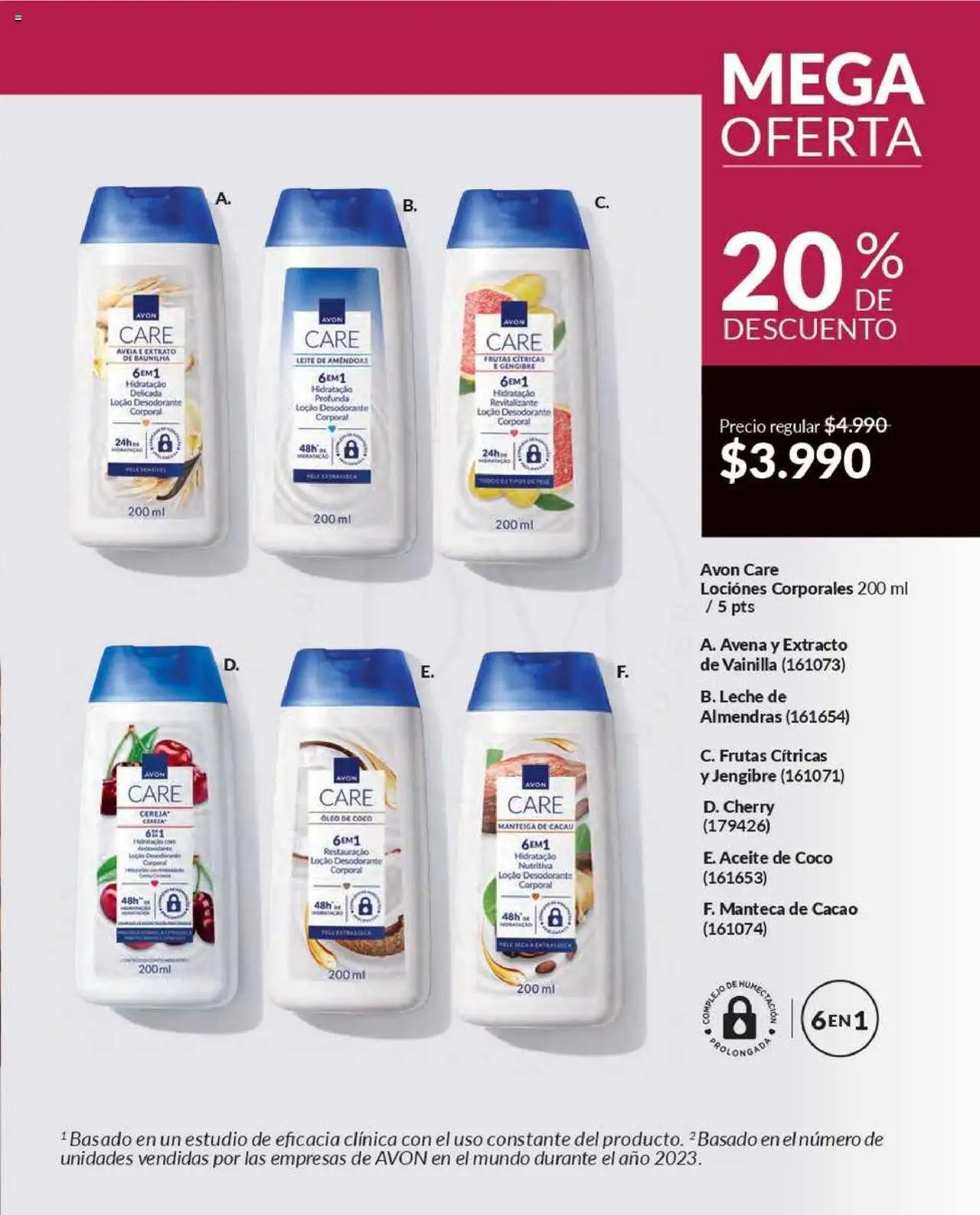 Catálogo Avon Campaña 12 │ válido desde el 22.07.2025 | Página: 104 | Productos: Jengibre, Desodorante, Leche, Manteca